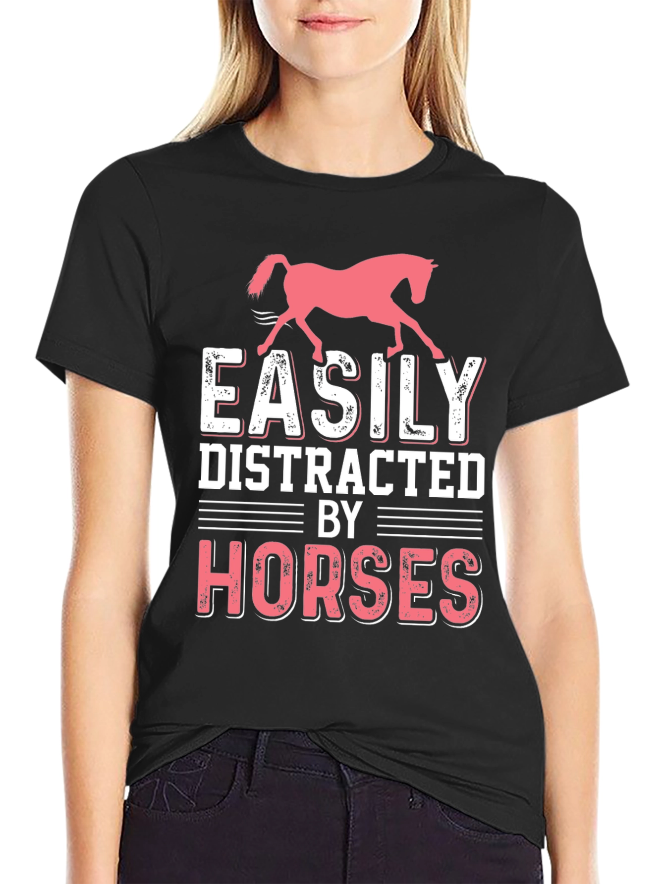 Easily Distracted by Horses Tee
