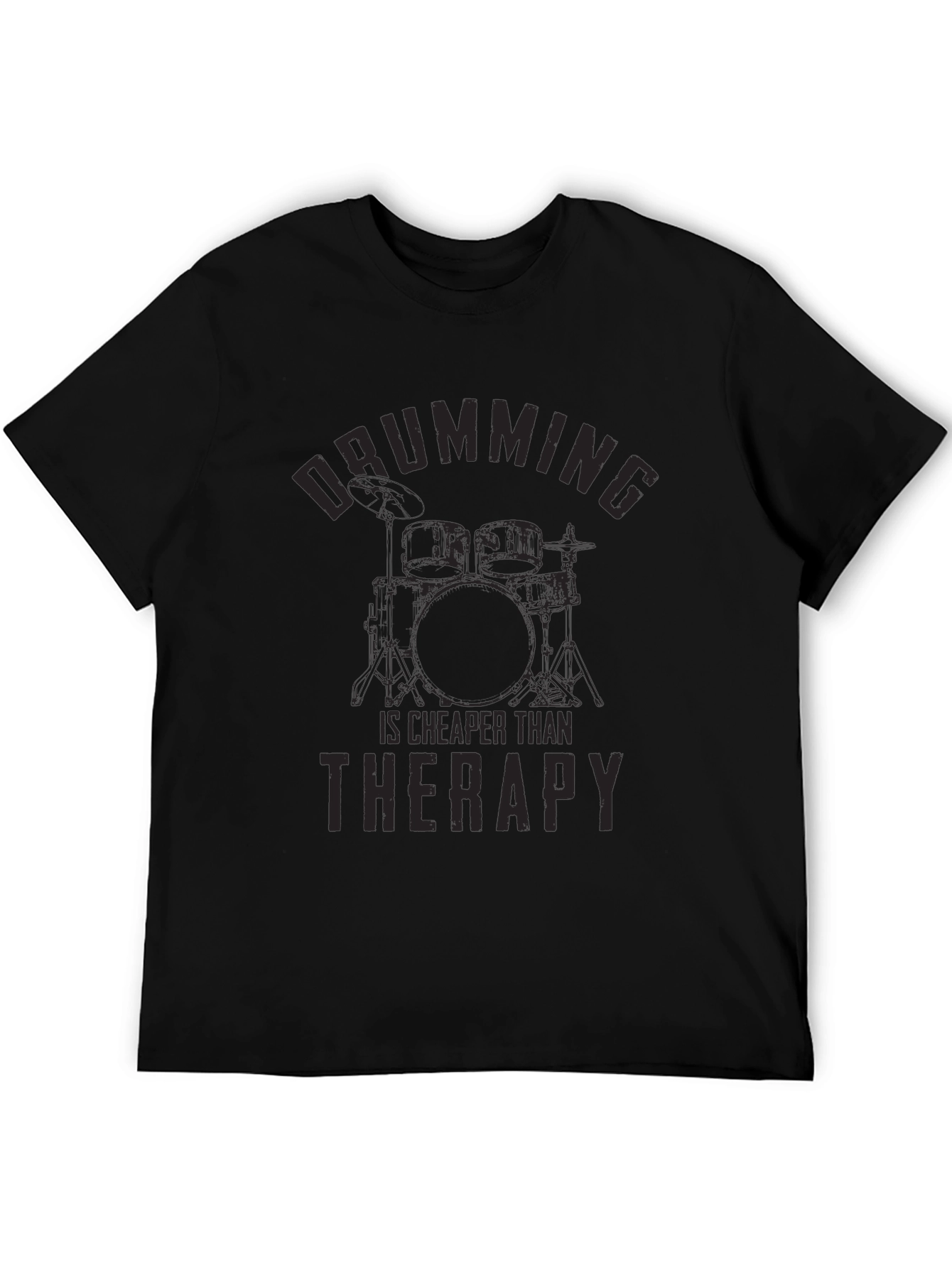 Drumming Cheaper Than Therapy Graphic Tee