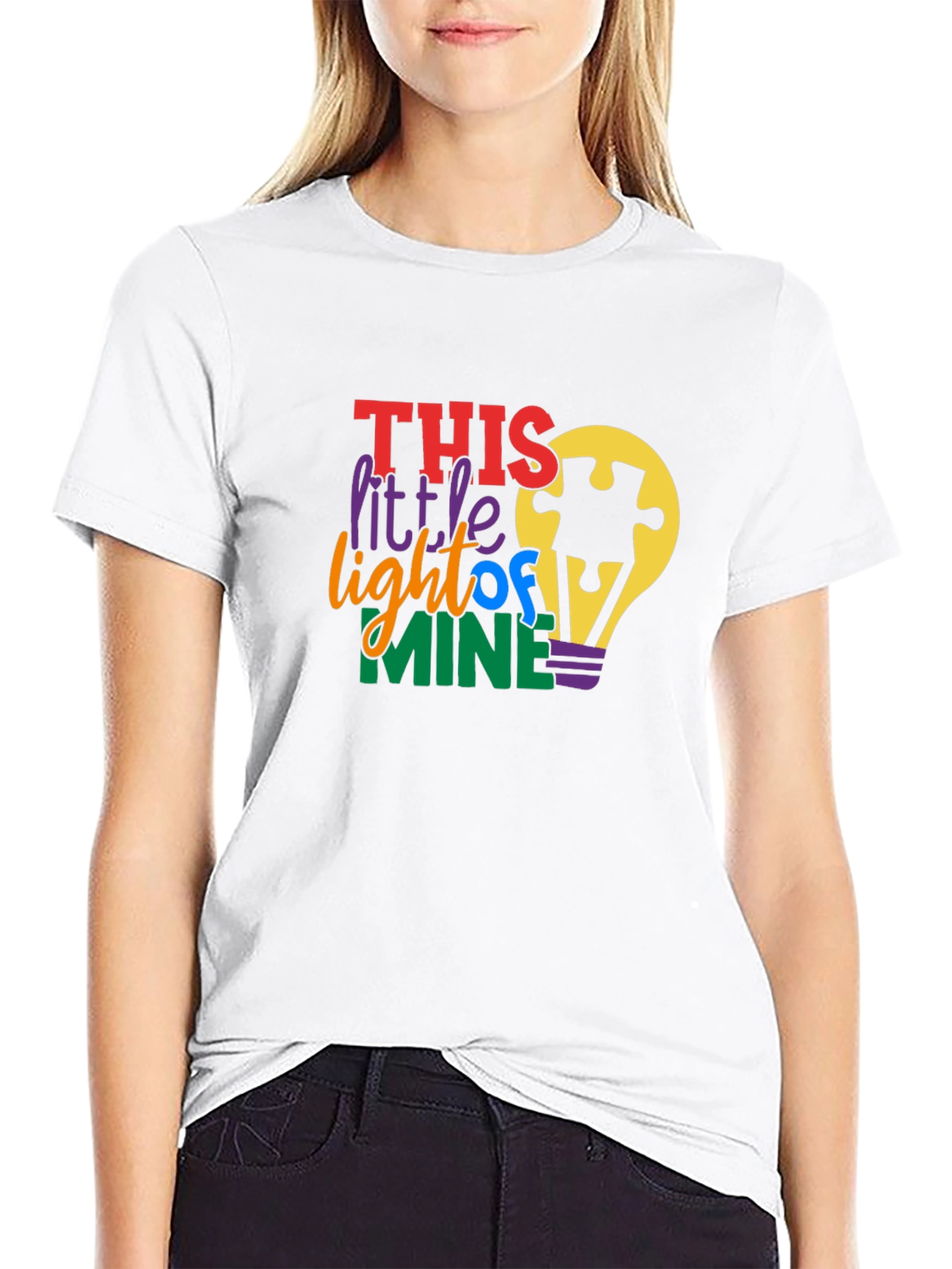 Autism Awareness This Little Light of Mine T-Shirt