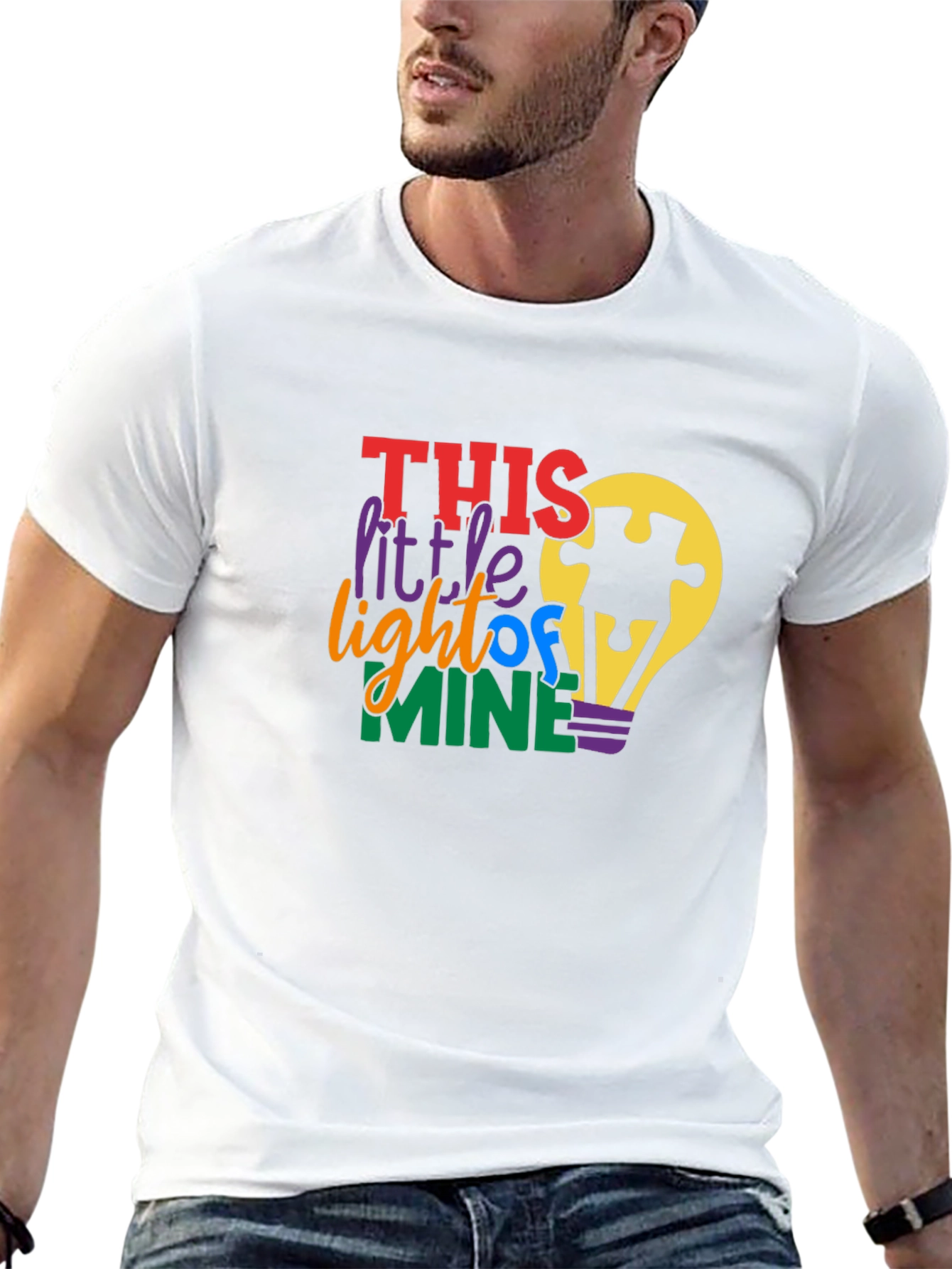 Autism Awareness This Little Light of Mine T-Shirt