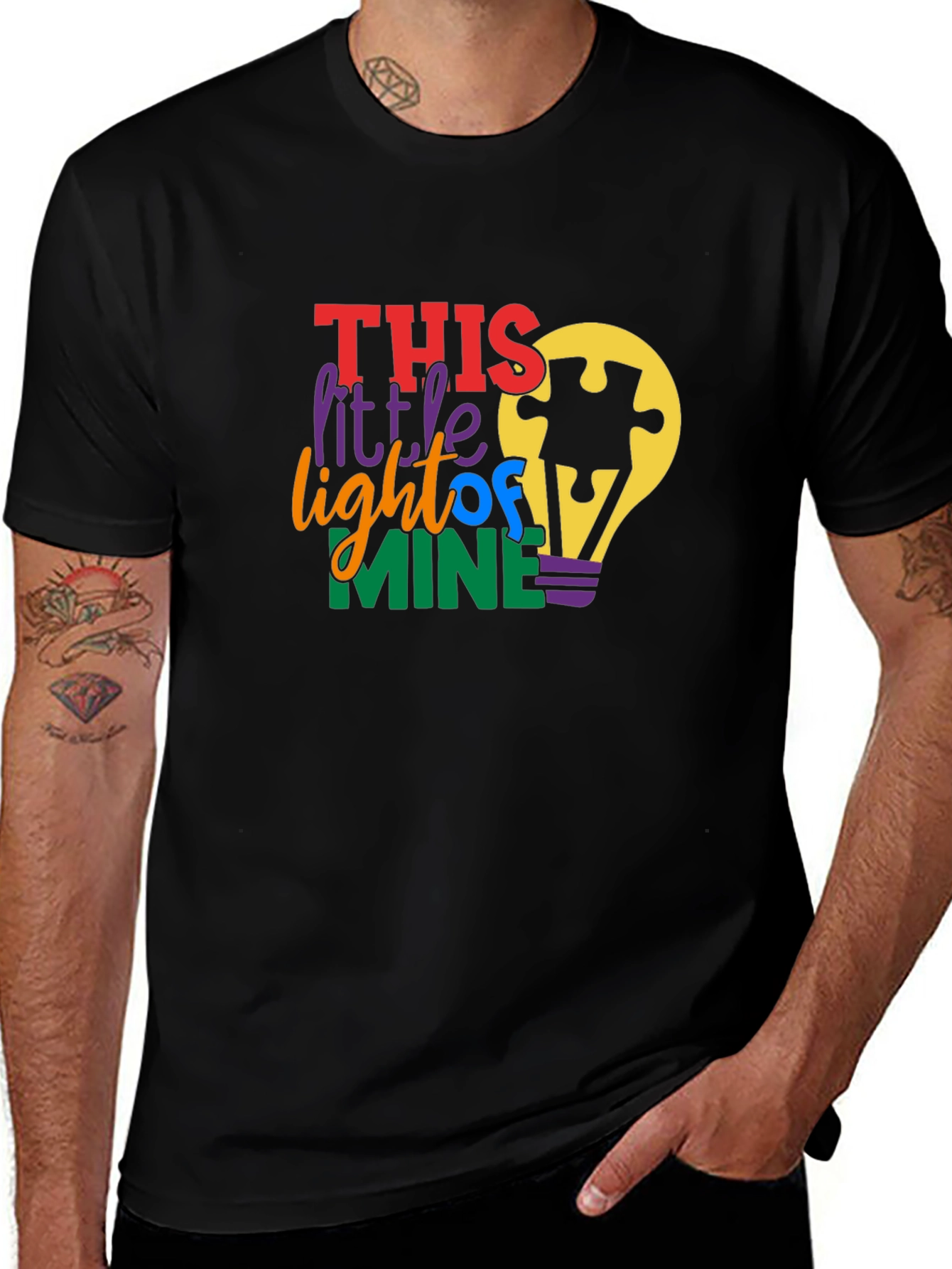 Autism Awareness This Little Light of Mine T-Shirt