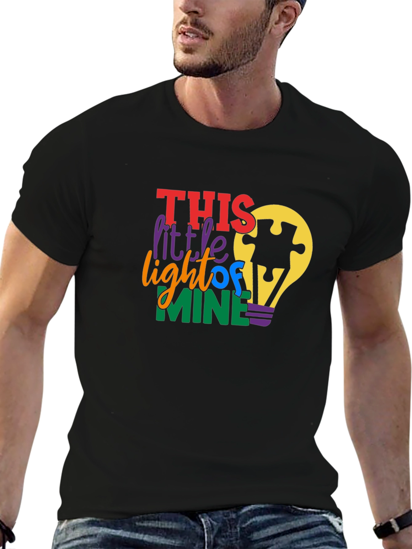 Autism Awareness This Little Light of Mine T-Shirt