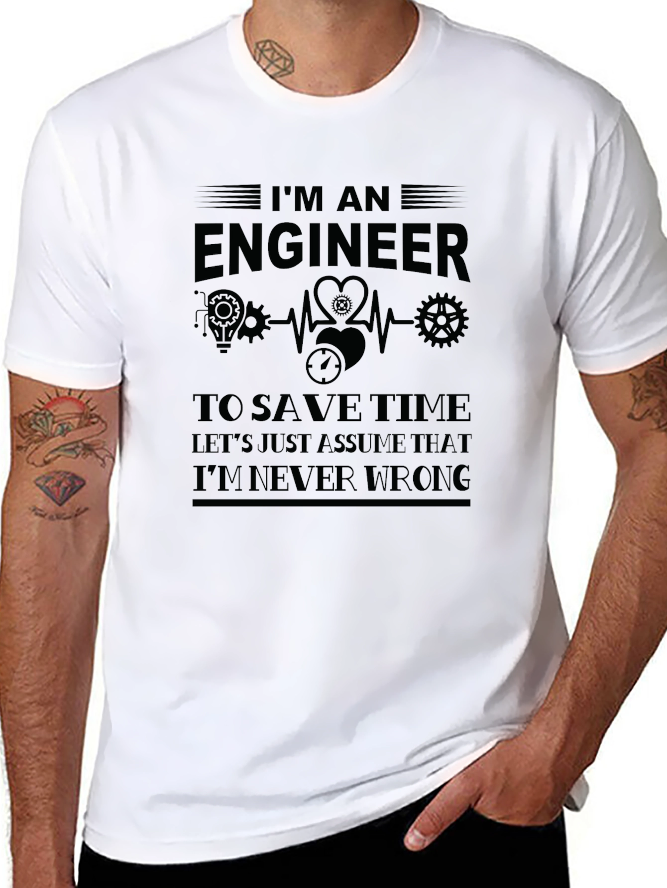 Engineer Humor Graphic T-Shirt