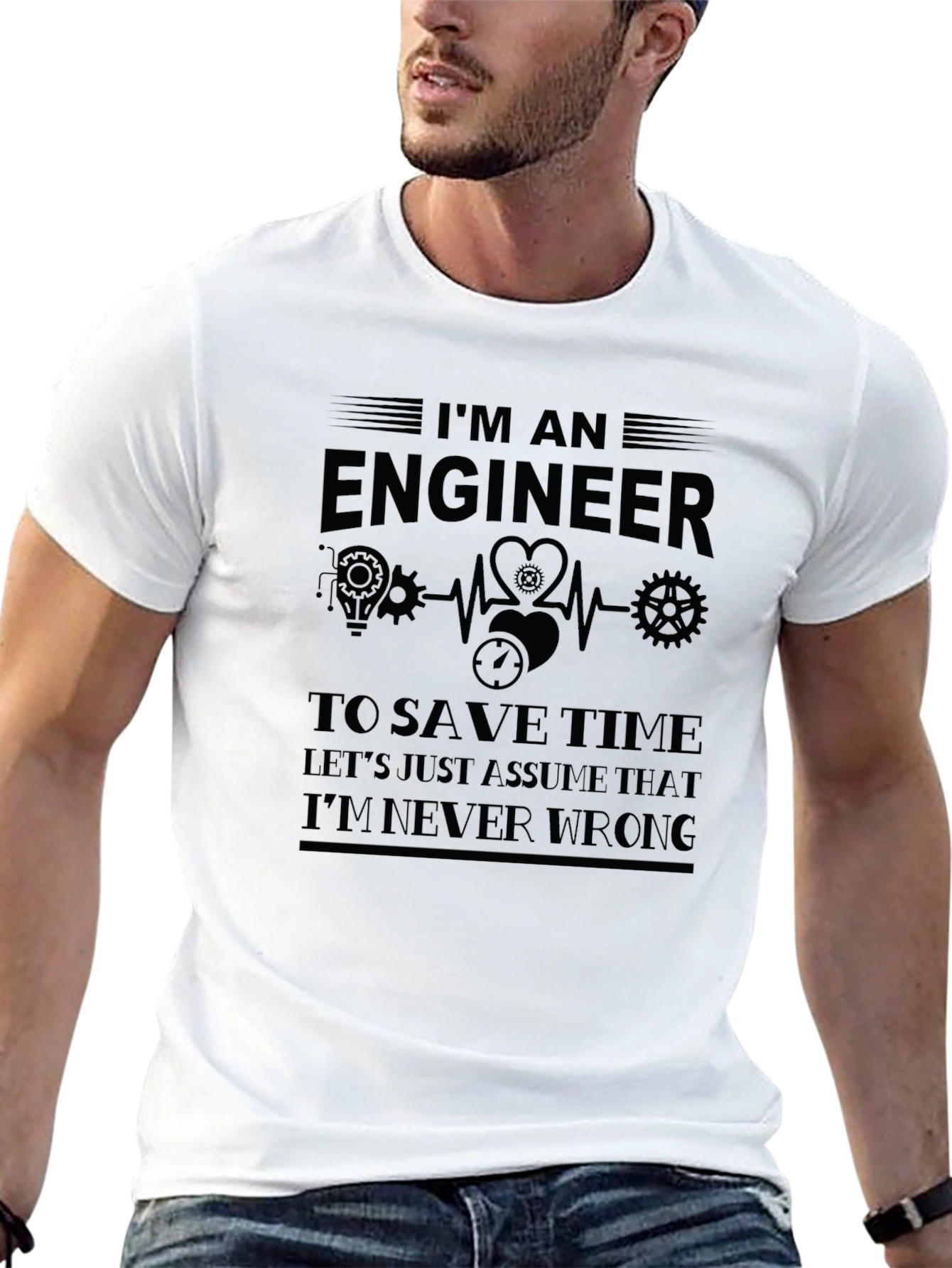 Engineer Humor Graphic T-Shirt