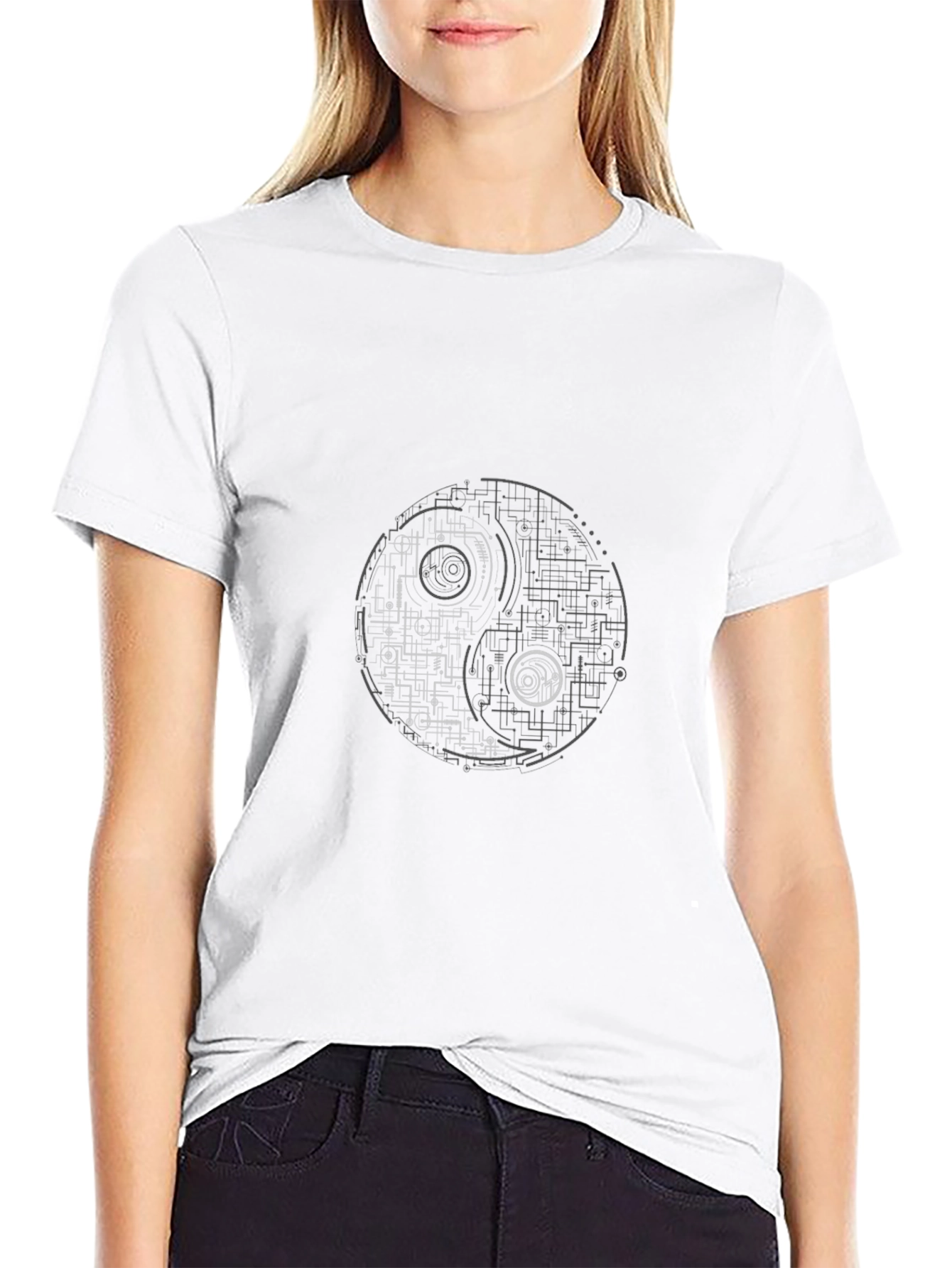 Yin Yang Circuitry Tee