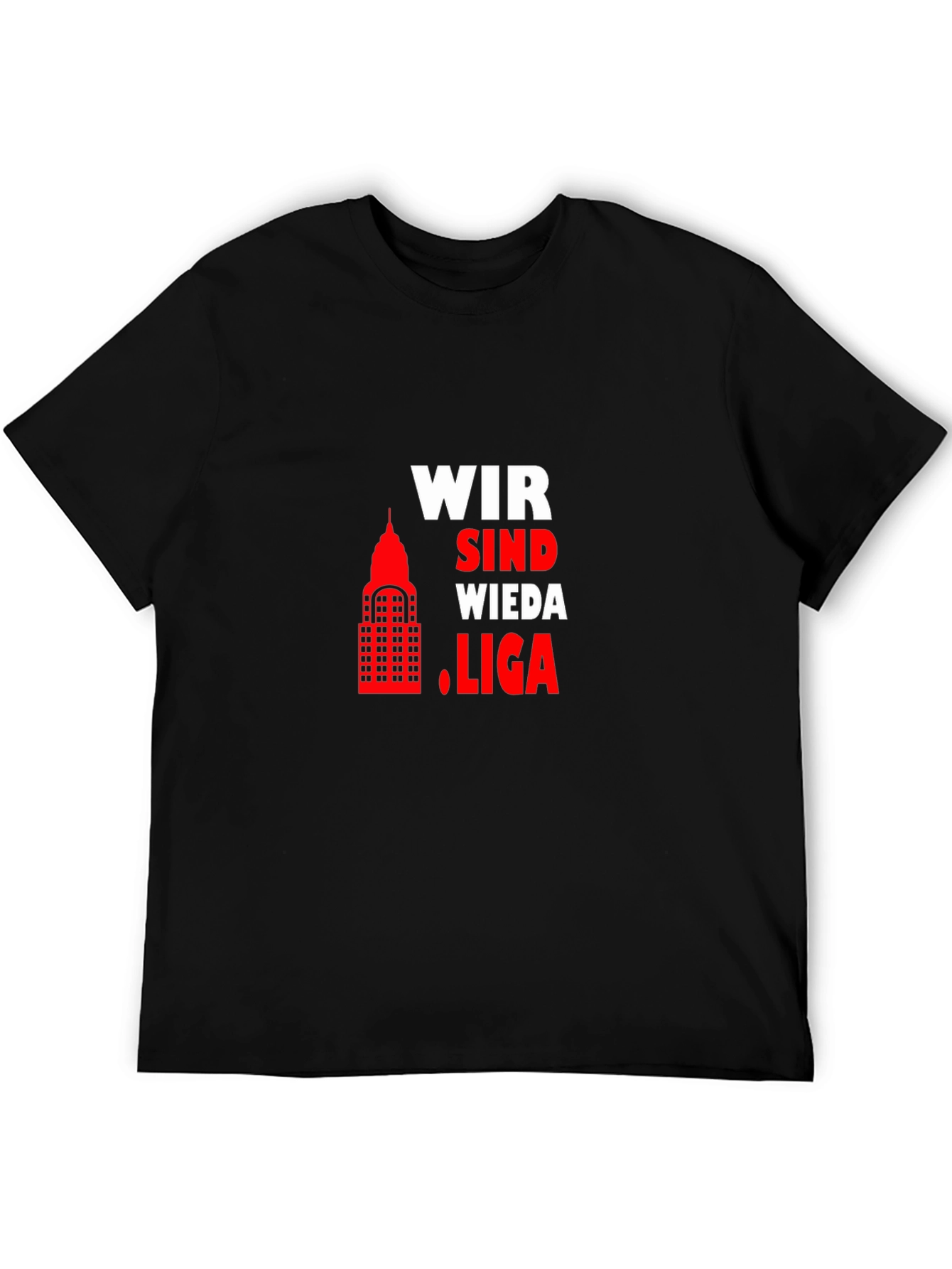 Wir Sind Wiede Liga Black T-Shirt