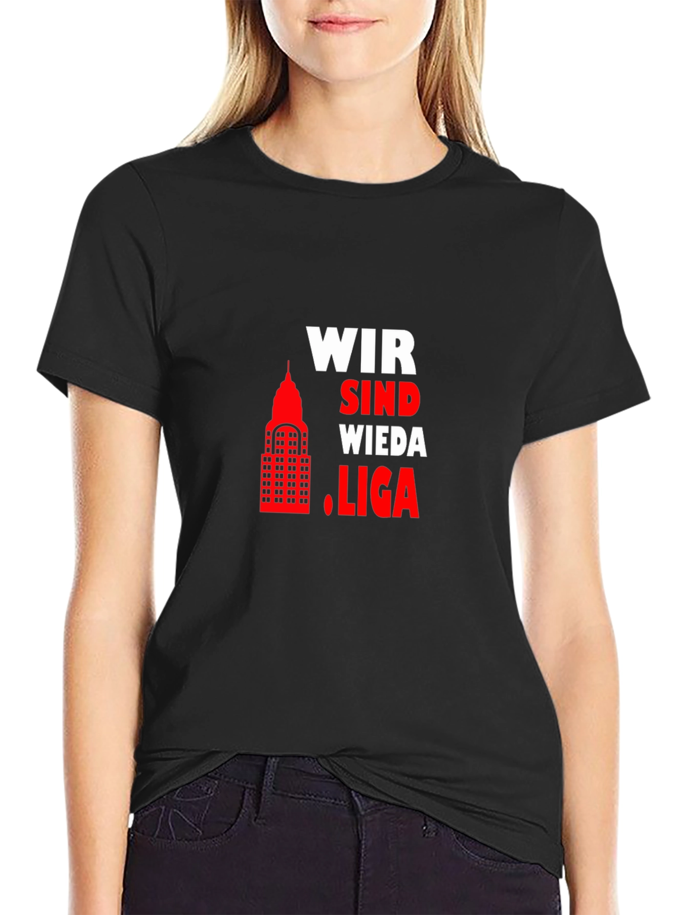 Wir Sind Wiede Liga Black T-Shirt