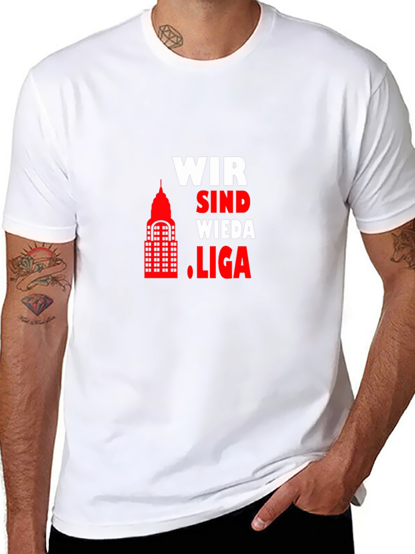 Wir Sind Wiede Liga Black T-Shirt