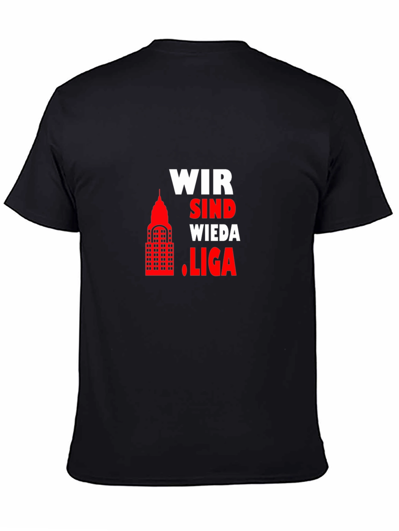 Wir Sind Wiede Liga Black T-Shirt