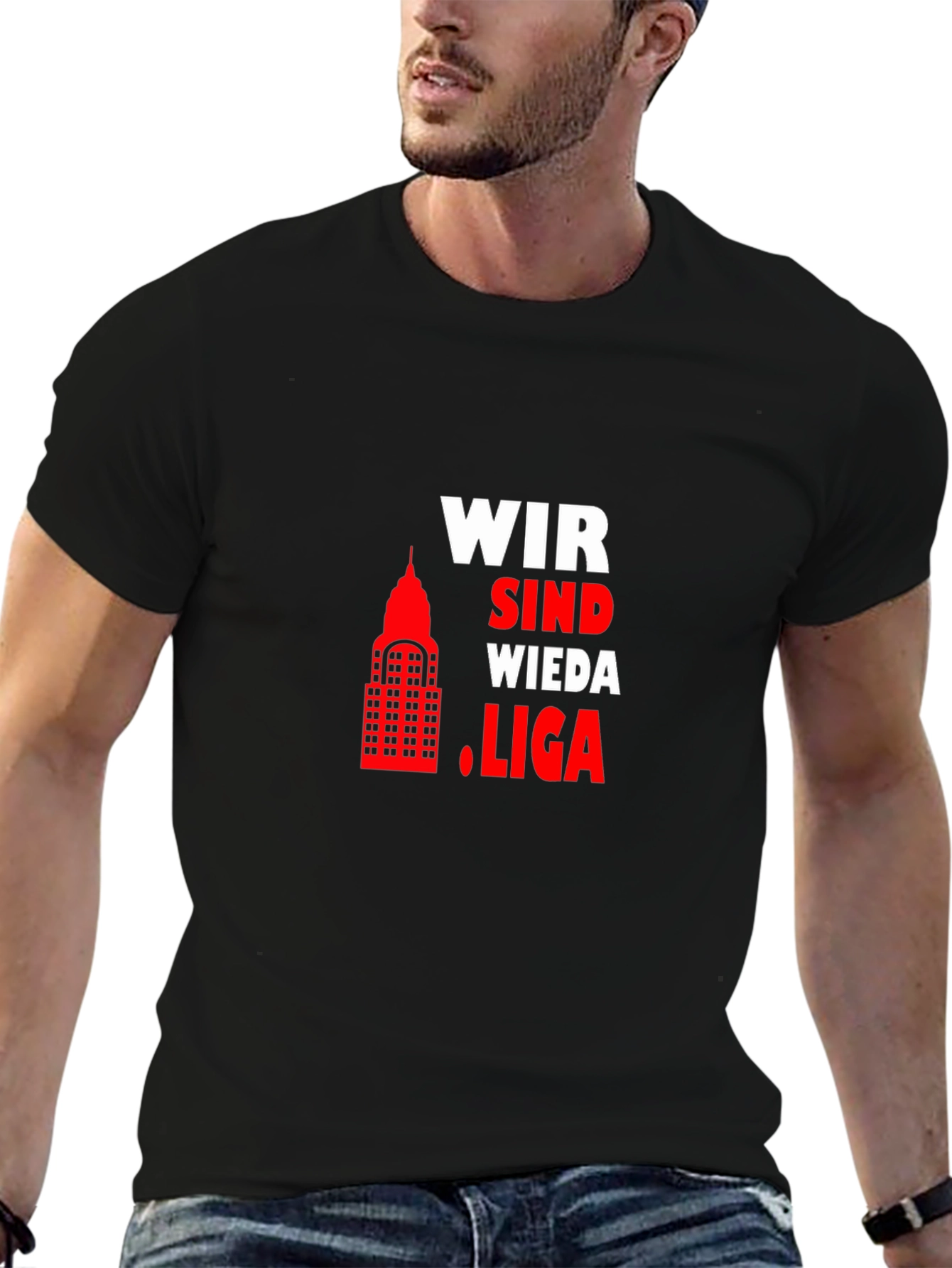 Wir Sind Wiede Liga Black T-Shirt