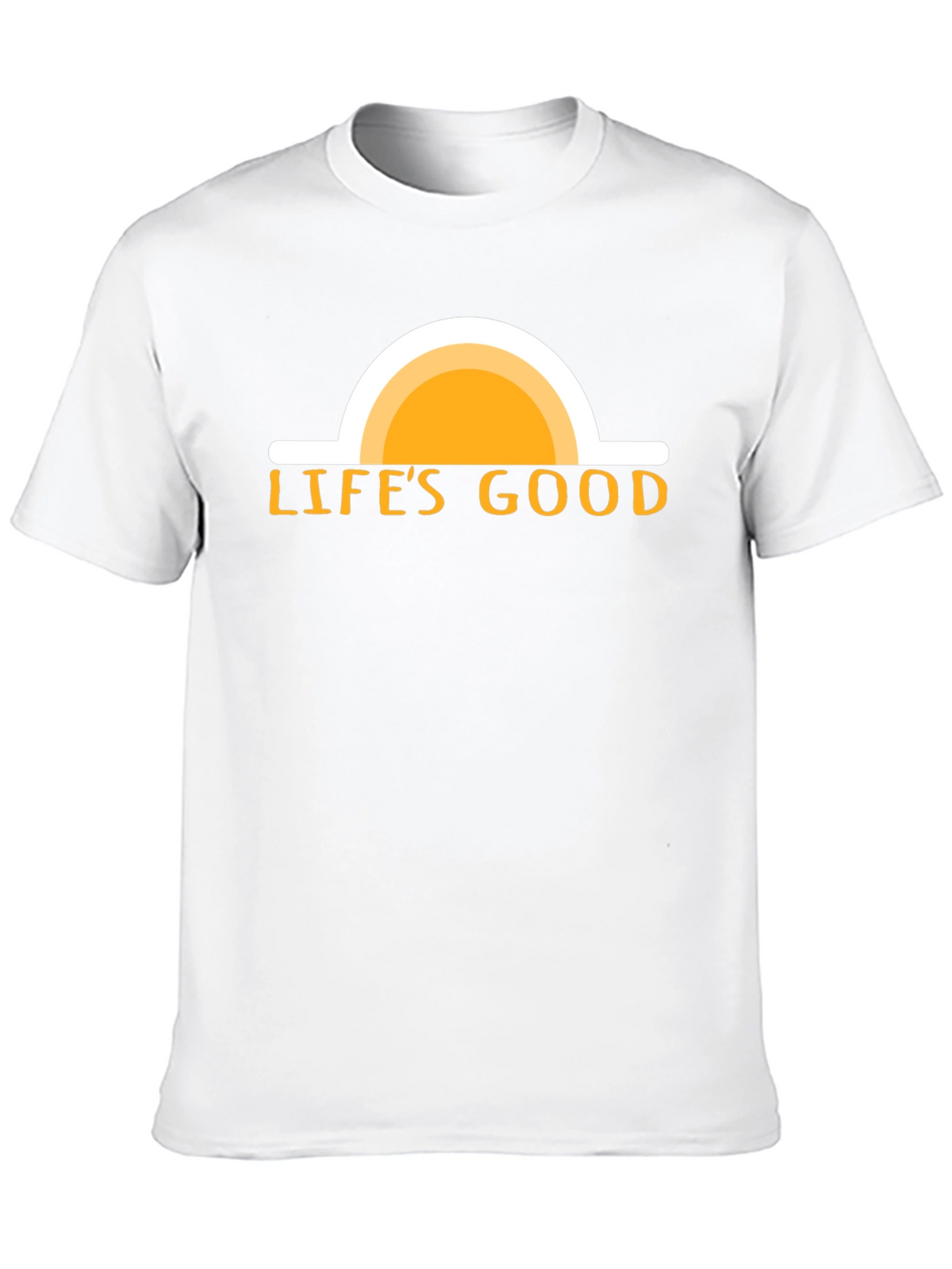 Lifes Good Graphic Tee - Black Cotton T-Shirt