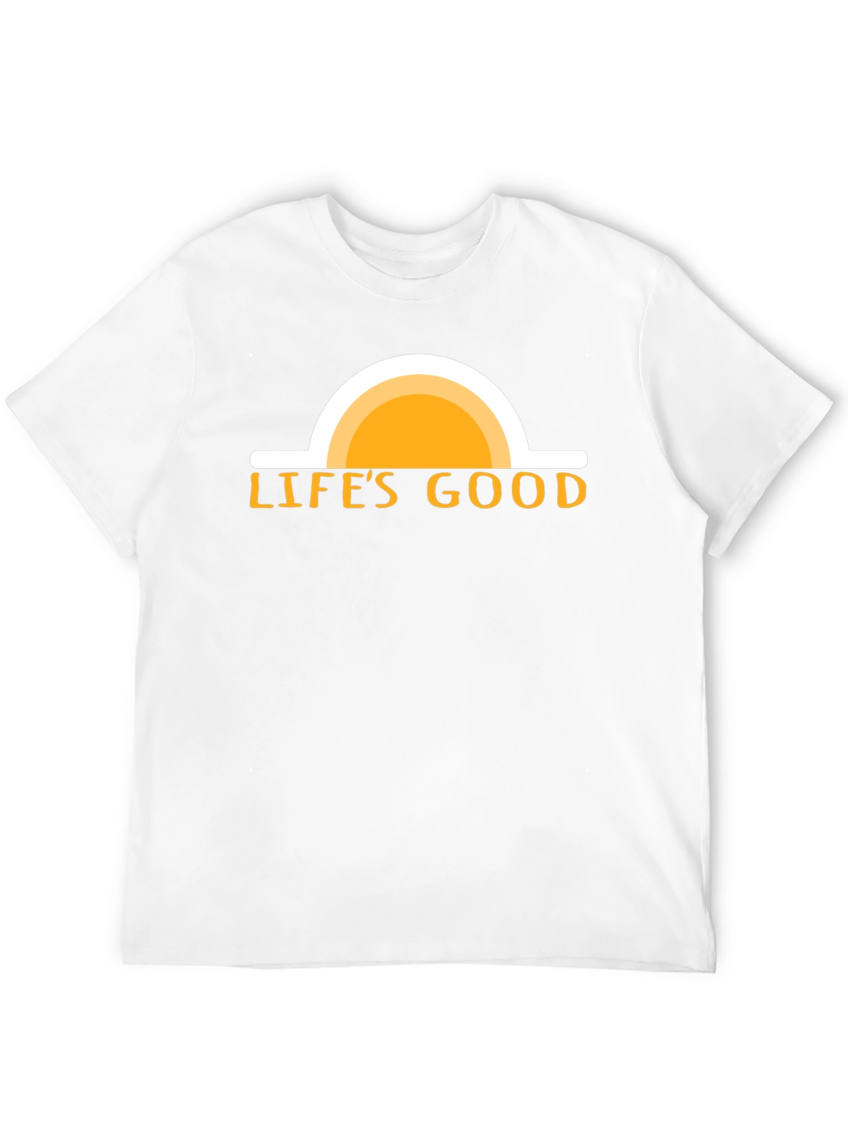 Lifes Good Graphic Tee - Black Cotton T-Shirt