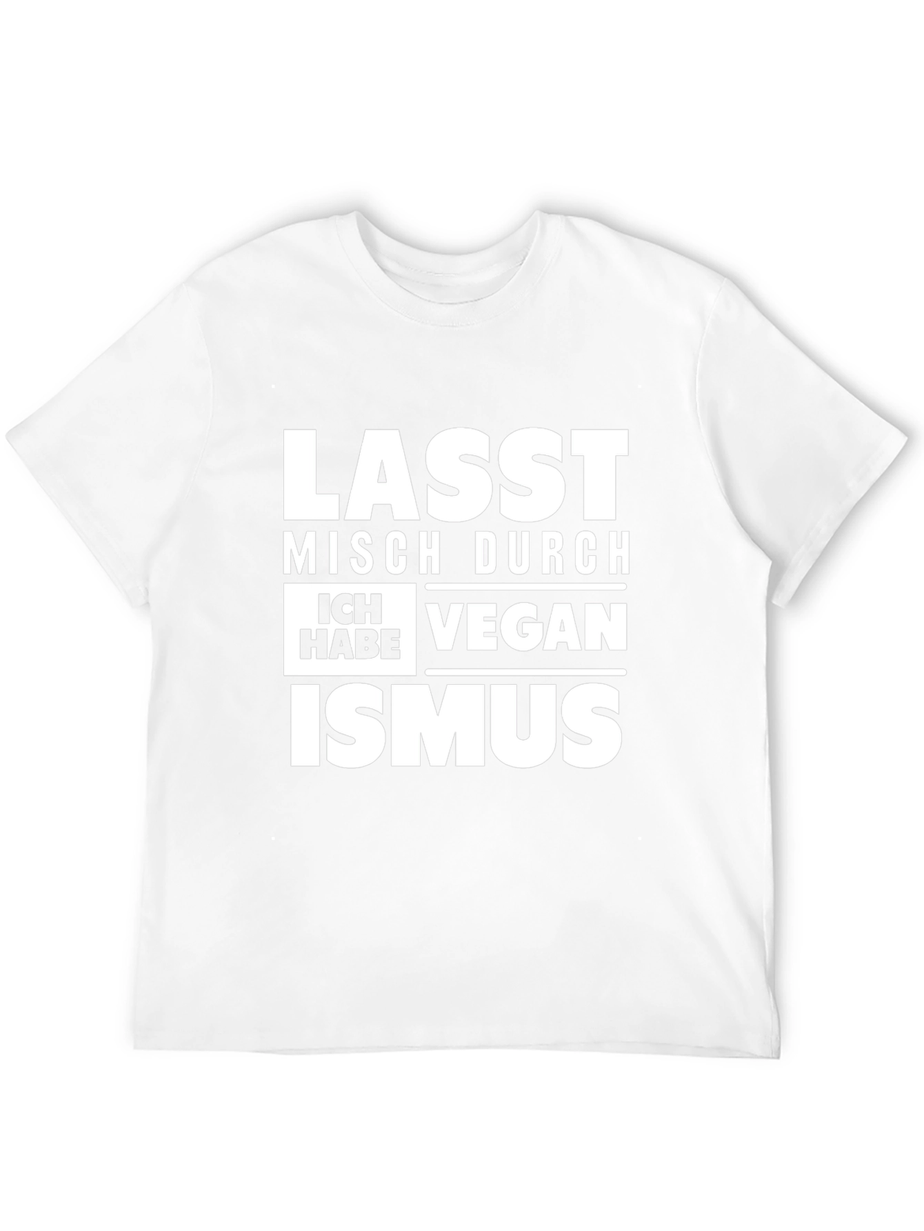 Vegan Ismus T-Shirt - Funny German Vegan Slogan
