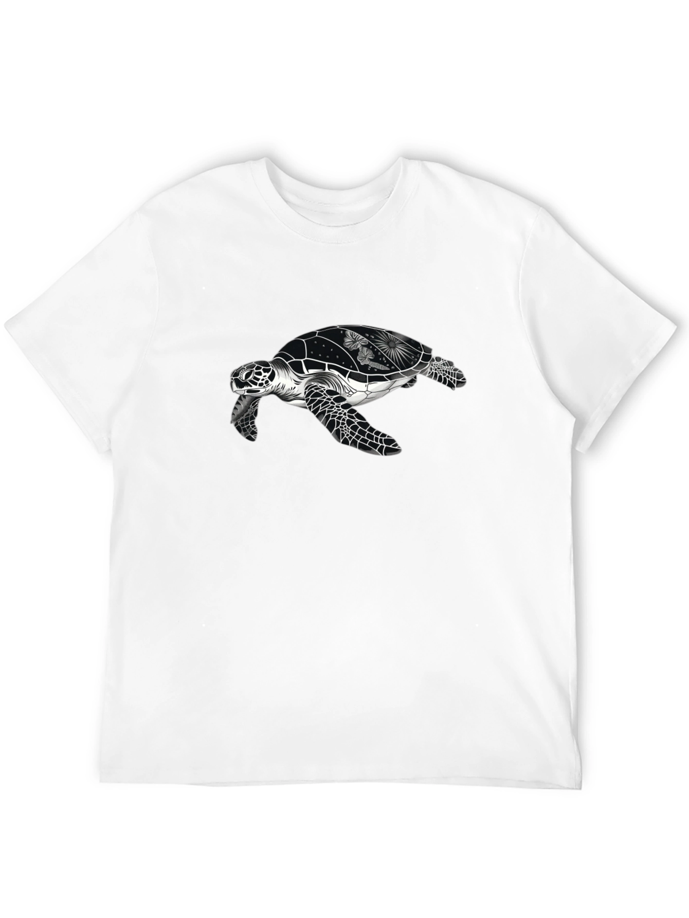 Sea Turtle Graphic Tee - Black