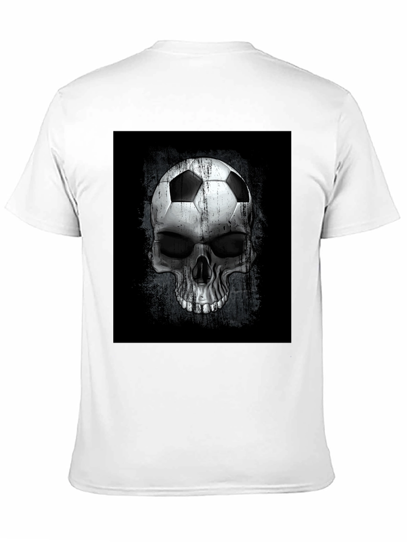 Soccer Ball Skull Graphic Tee