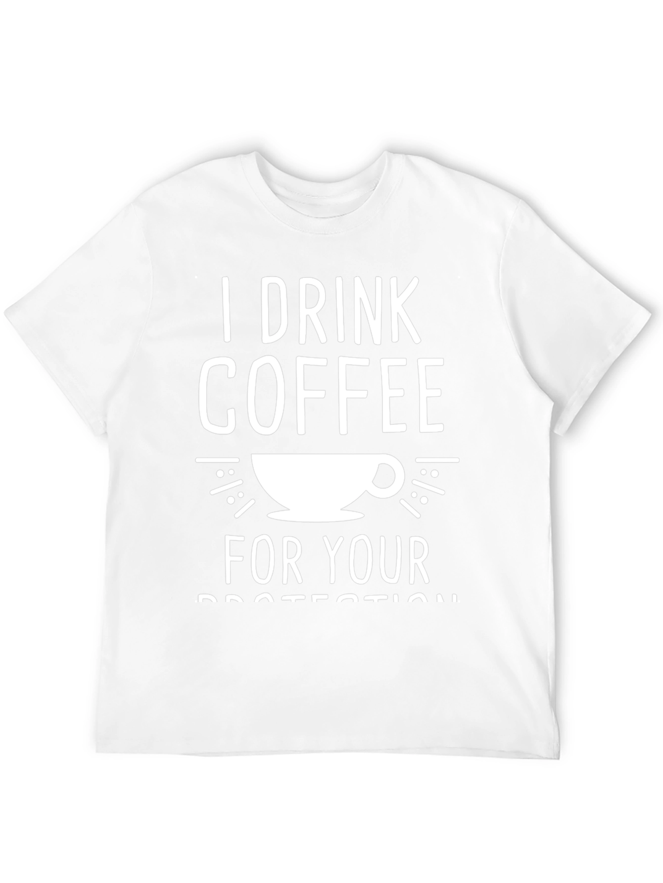 Coffee Protection Graphic Tee - Black