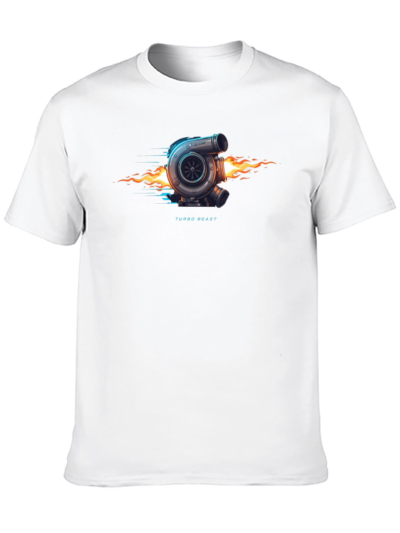 Turbo Beast Graphic Tee - Black Cotton T-Shirt