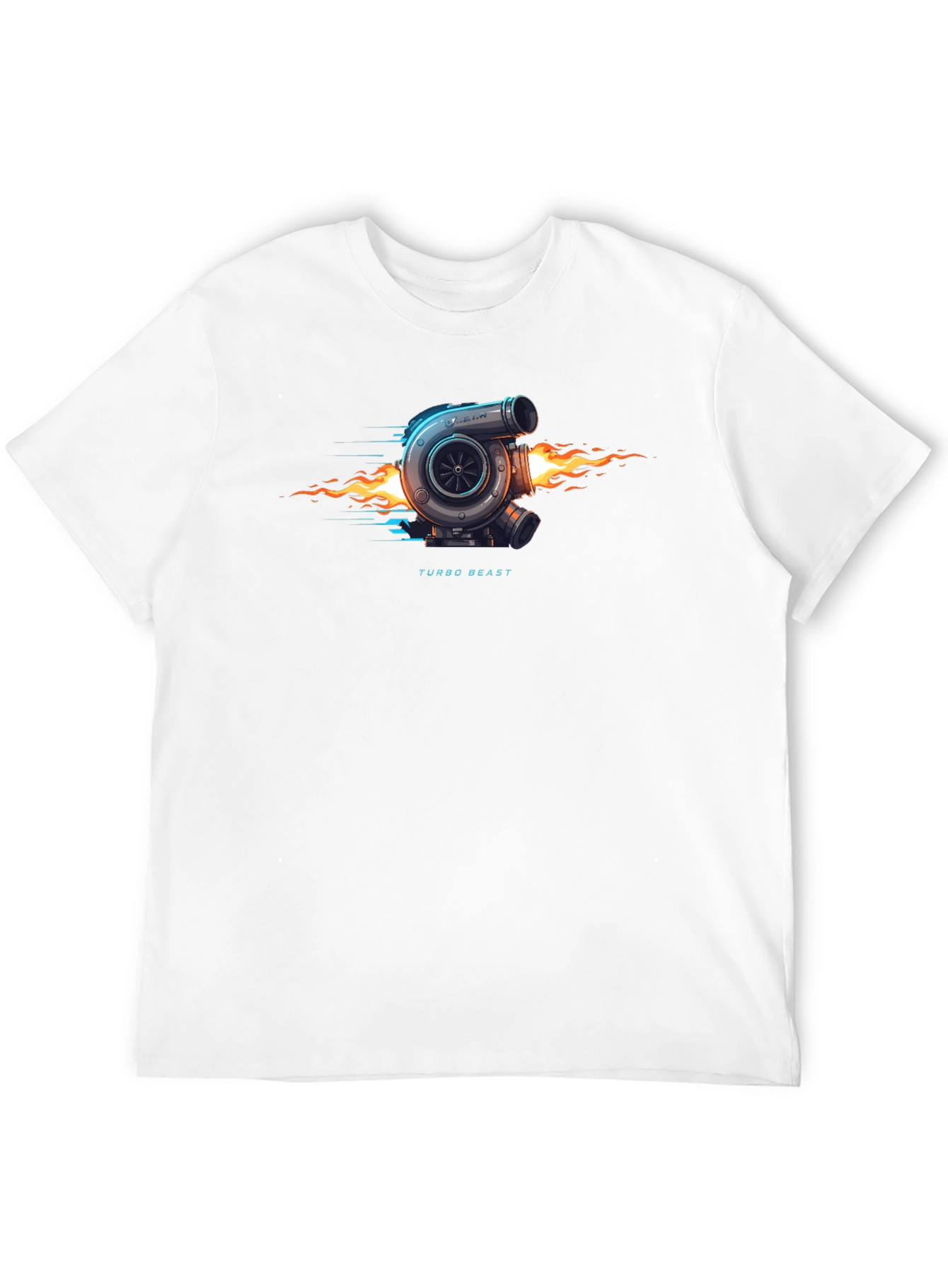 Turbo Beast Graphic Tee - Black Cotton T-Shirt