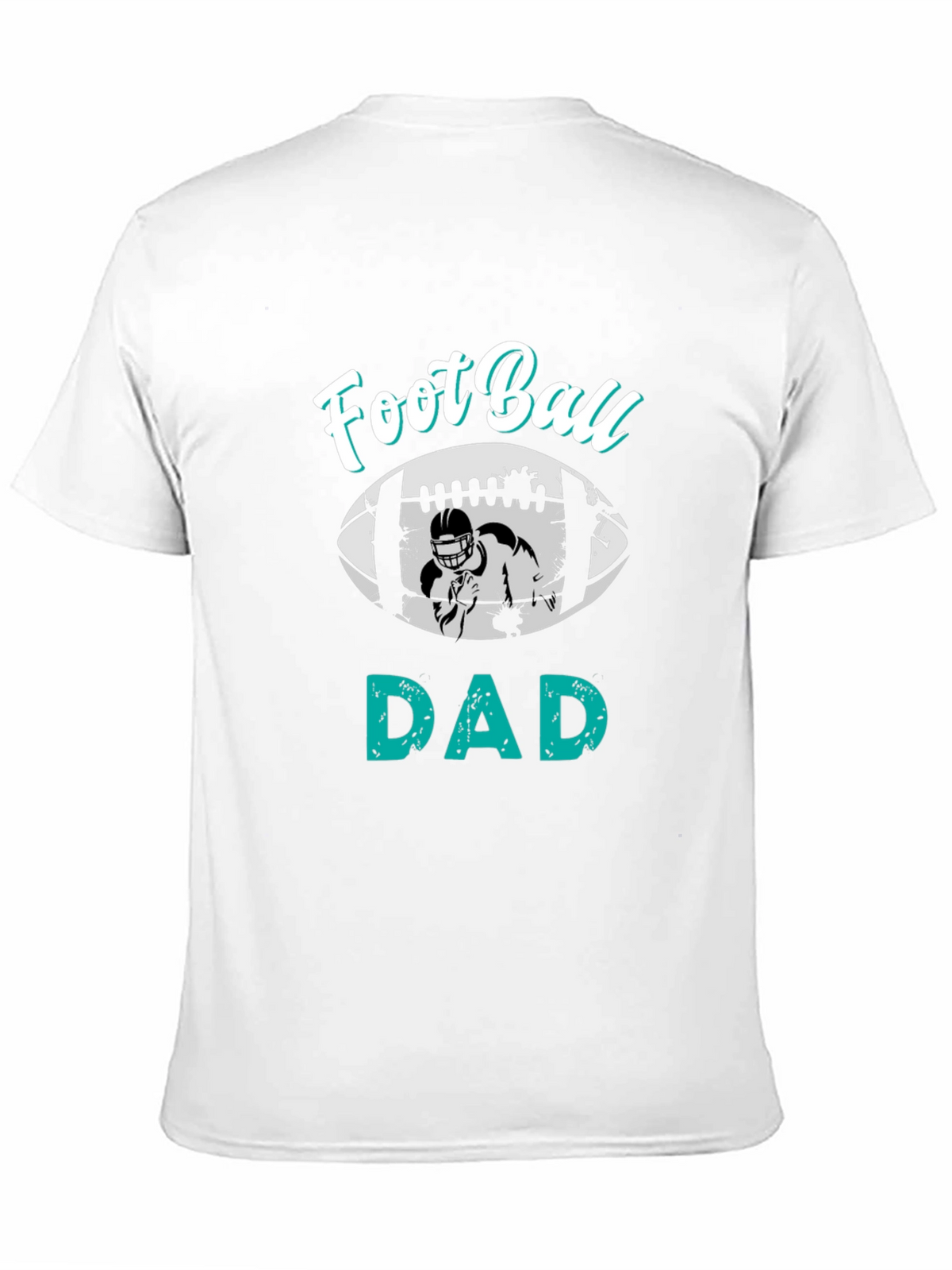 Football Dad T-Shirt - Black Cotton Tee