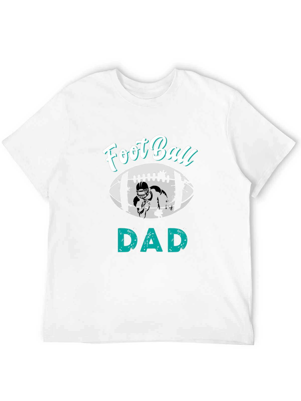 Football Dad T-Shirt - Black Cotton Tee