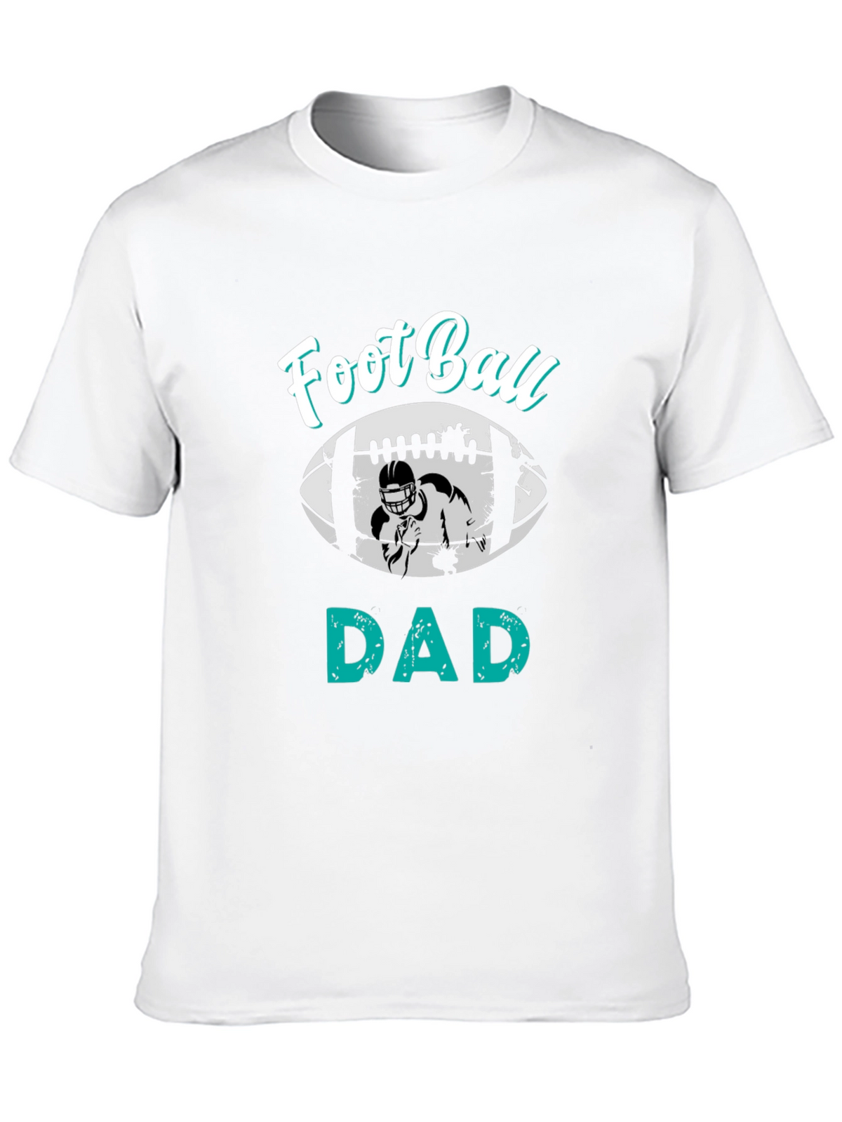 Football Dad T-Shirt - Black Cotton Tee