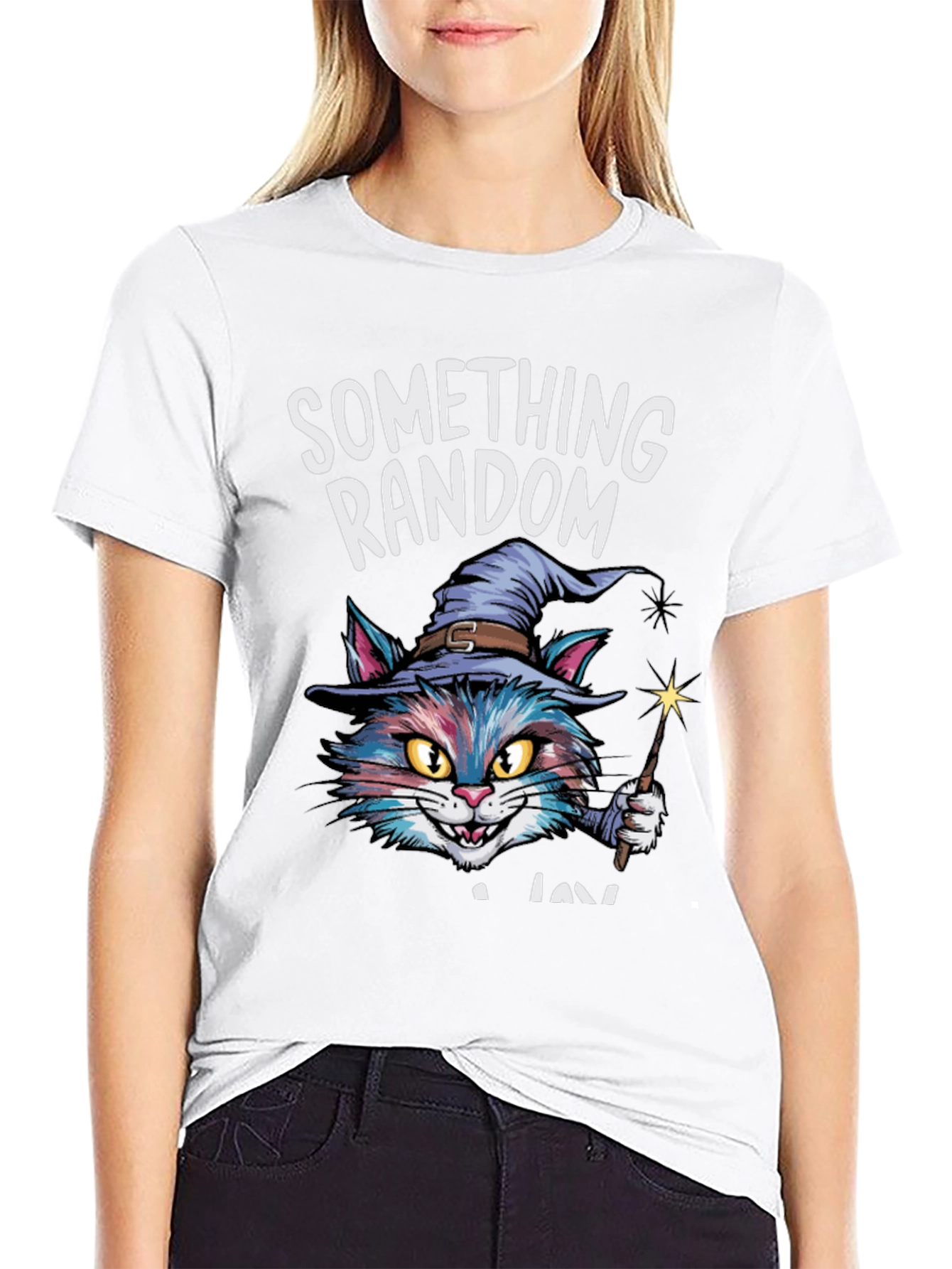 Something Random Cat Wizard T-Shirt - Unisex