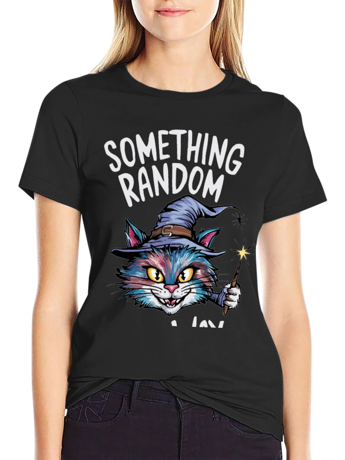 Something Random Cat Wizard T-Shirt - Unisex