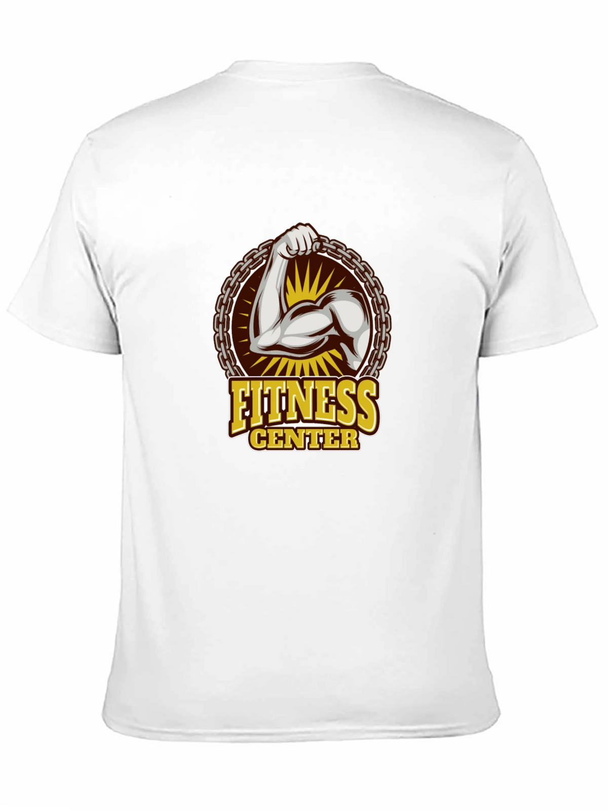 Fitness Center Graphic T-Shirt - Black Gym Tee