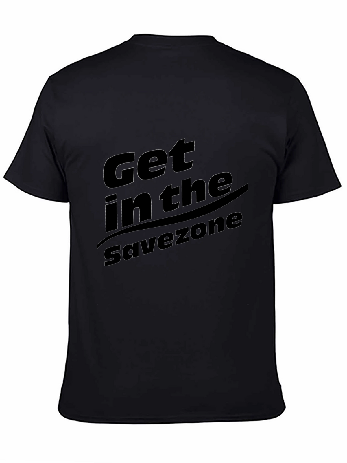 Get in the Savezone Black Graphic Tee