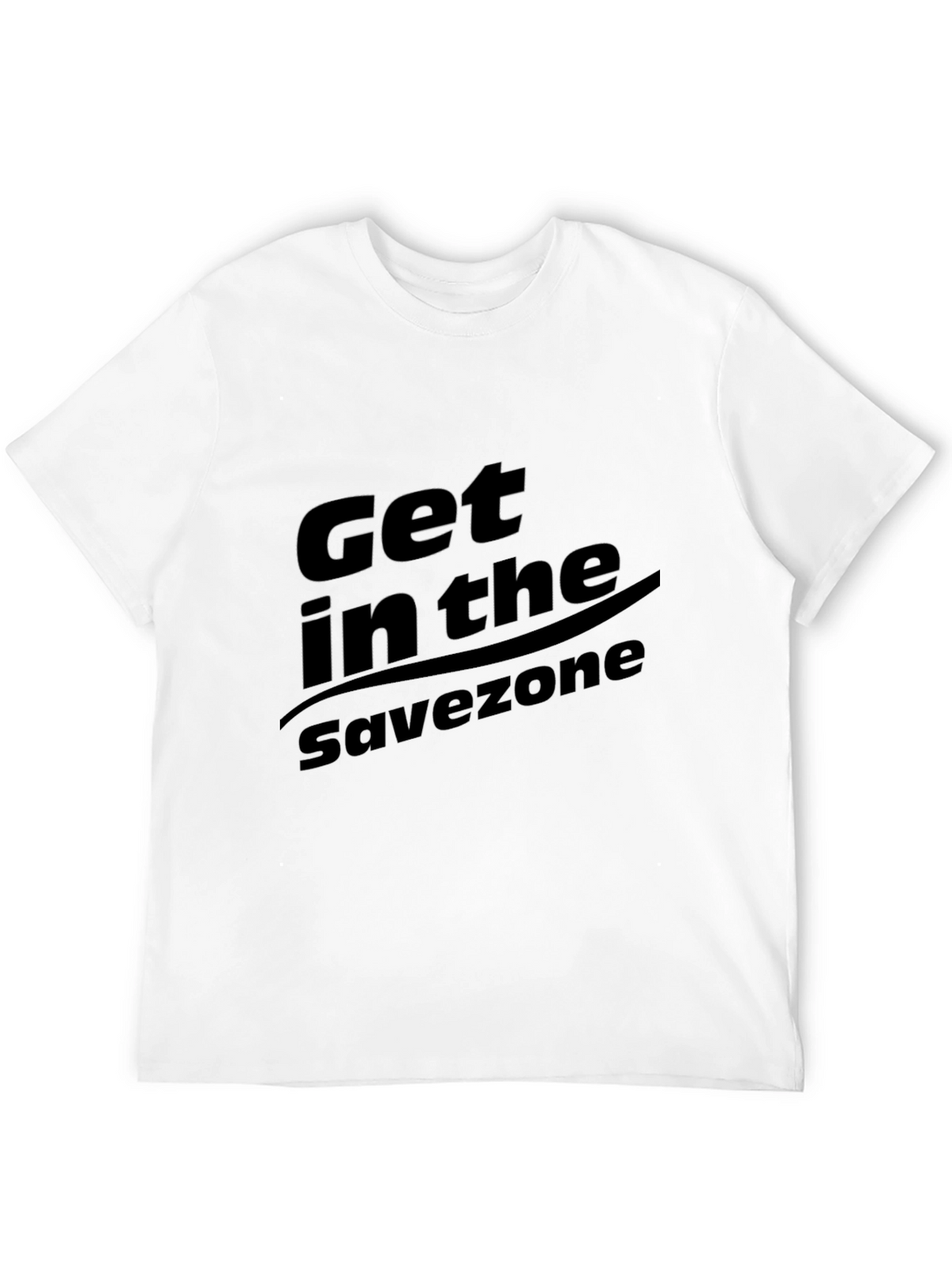 Get in the Savezone Black Graphic Tee