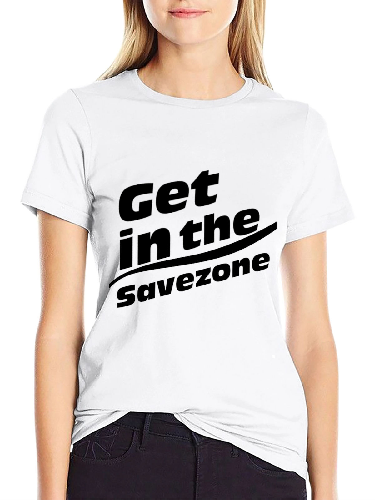 Get in the Savezone Black Graphic Tee