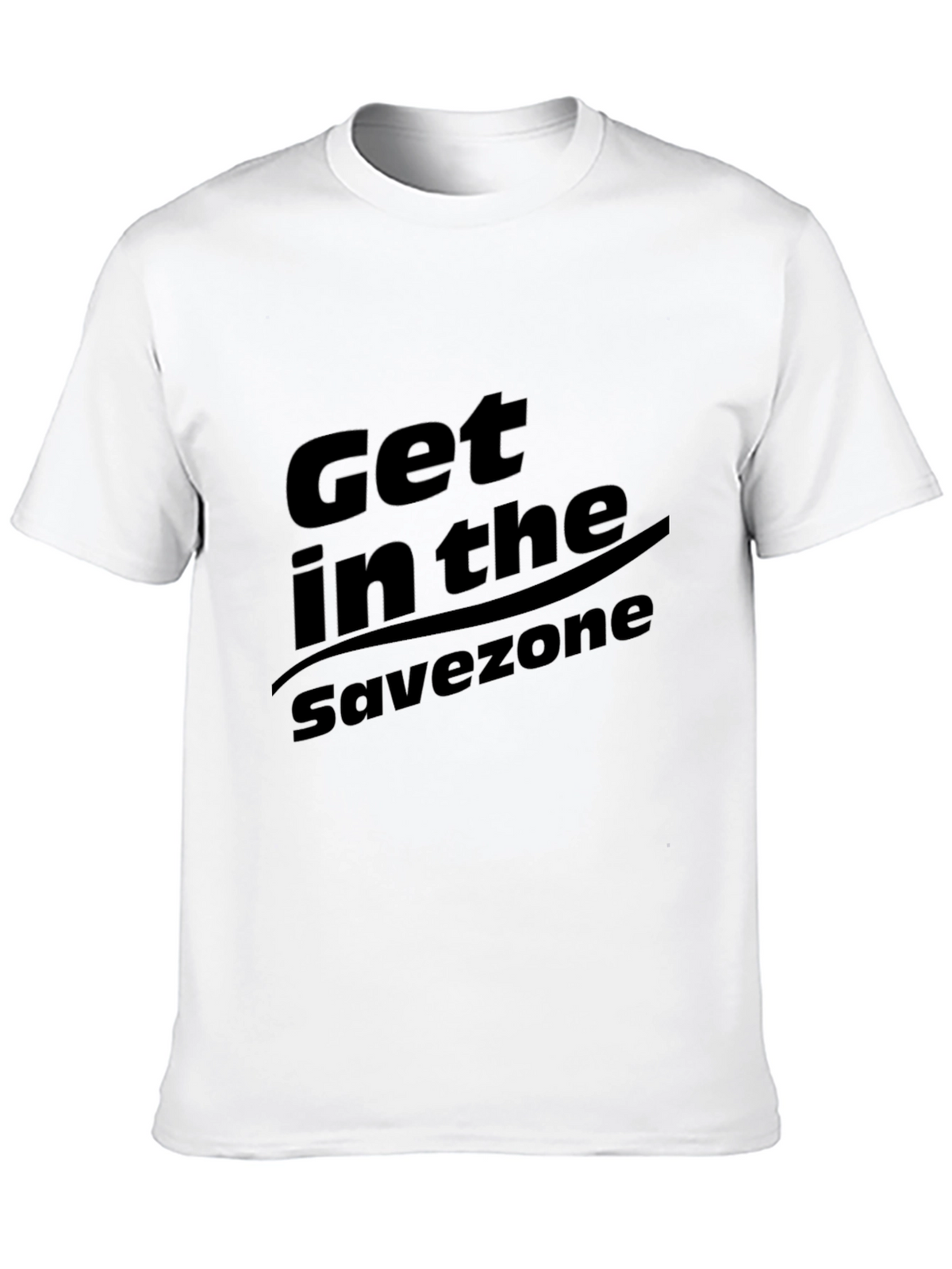 Get in the Savezone Black Graphic Tee