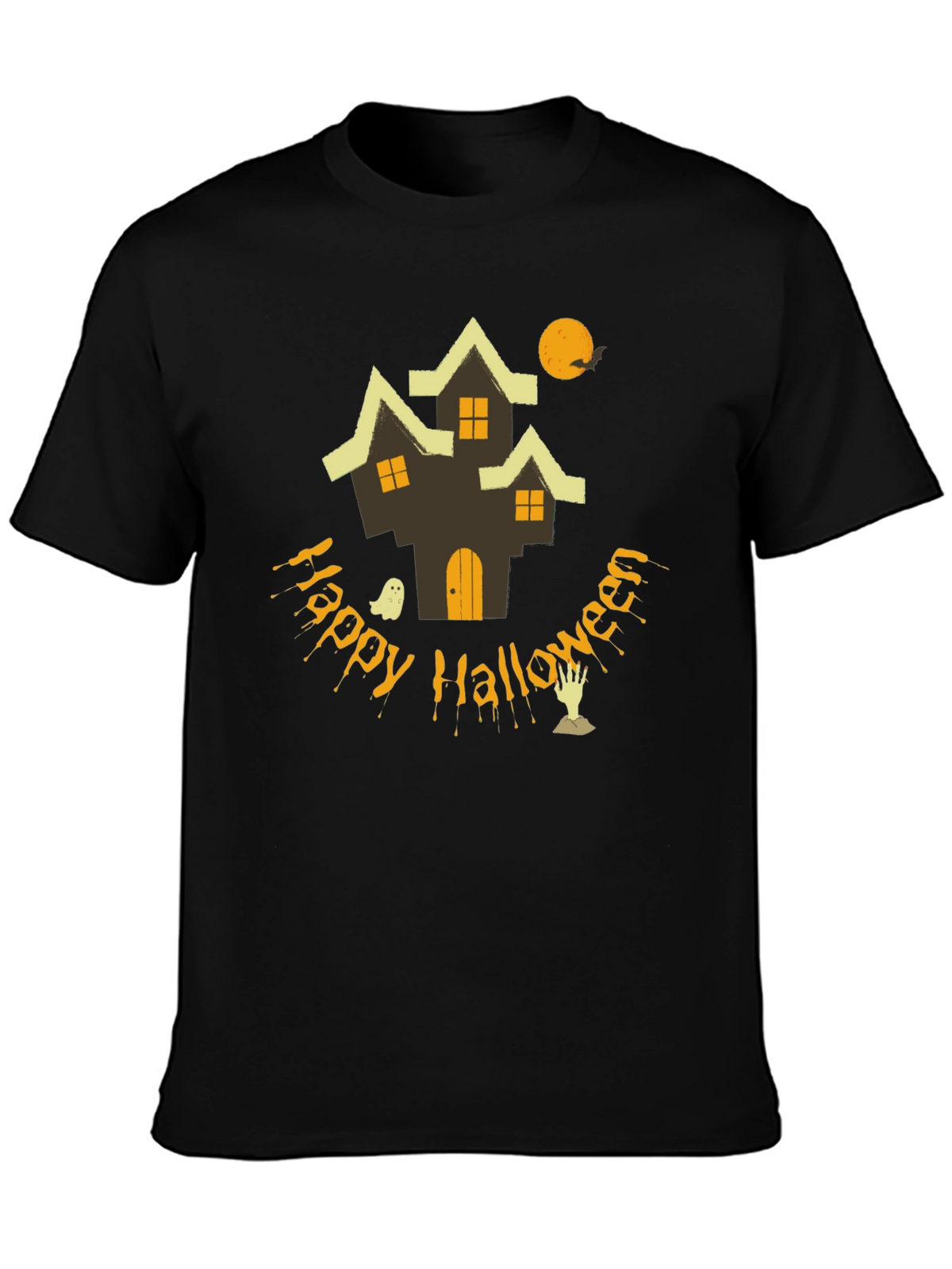 Happy Halloween Graphic Tee - Spooky Season Shirt