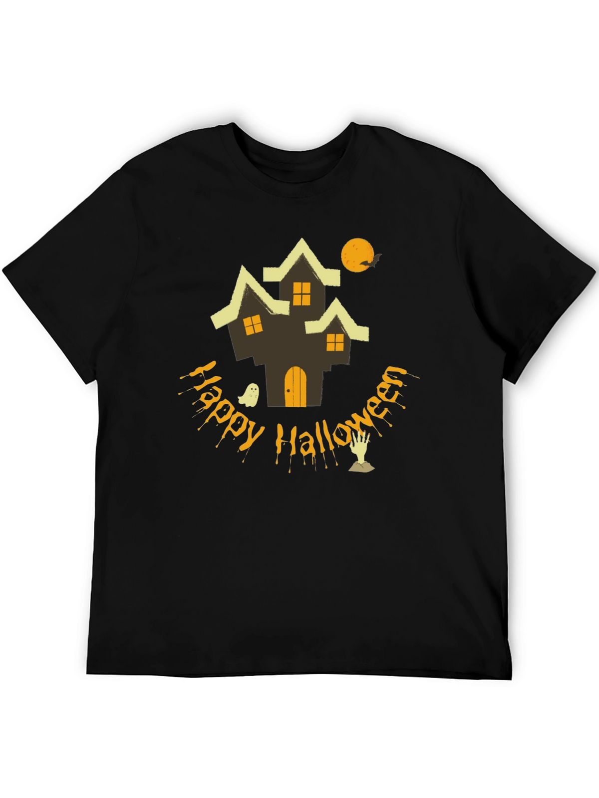 Happy Halloween Graphic Tee - Spooky Season Shirt