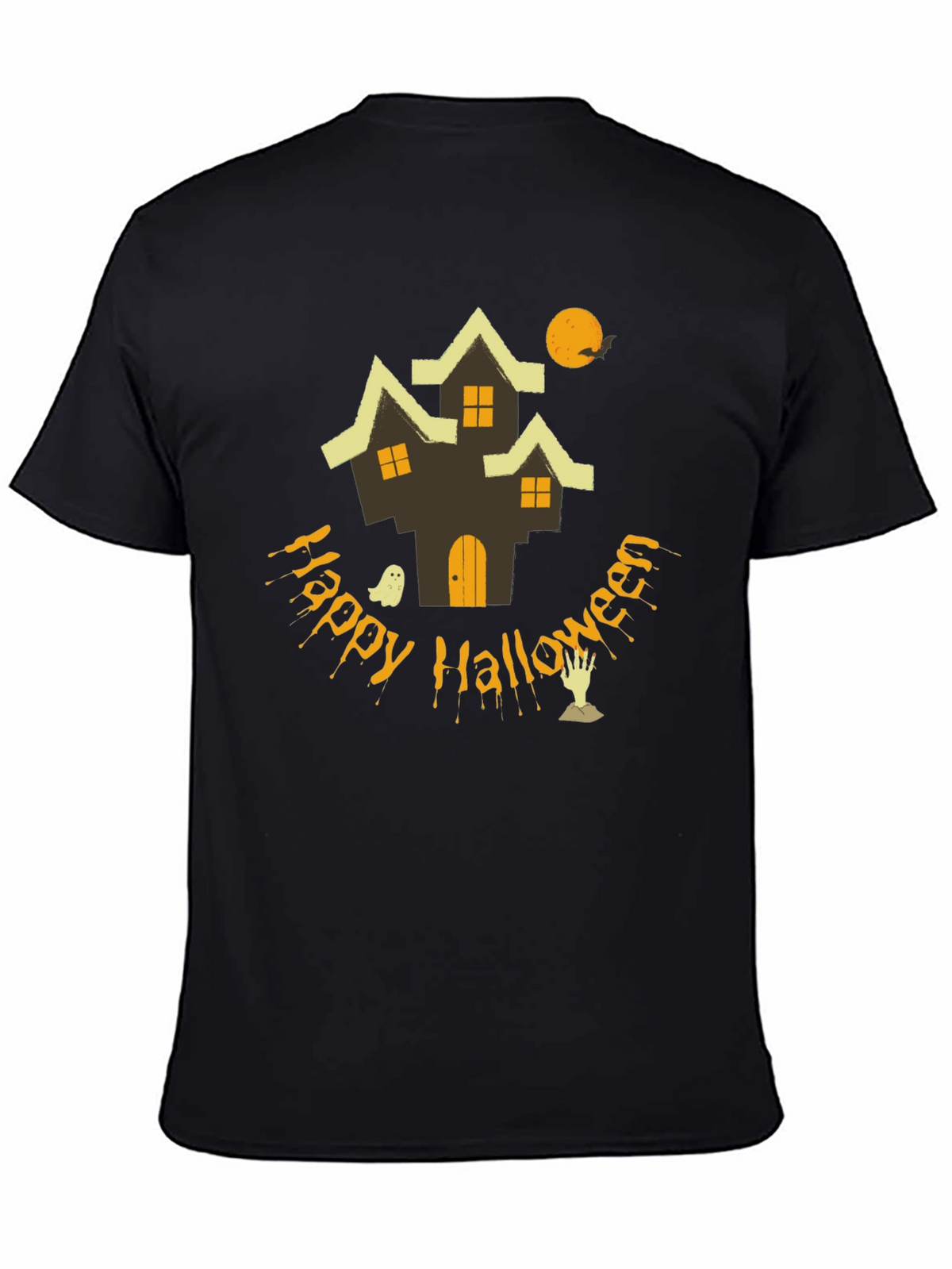 Happy Halloween Graphic Tee - Spooky Season Shirt