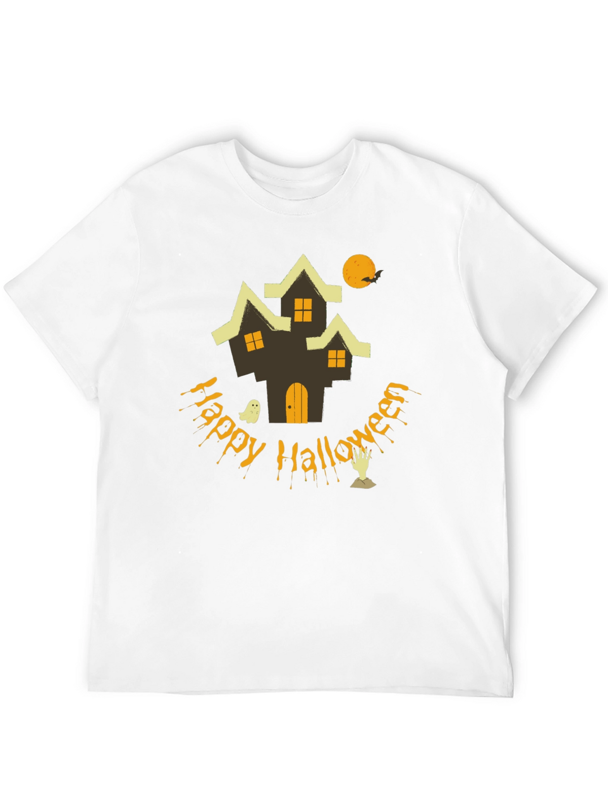 Happy Halloween Graphic Tee - Spooky Season Shirt
