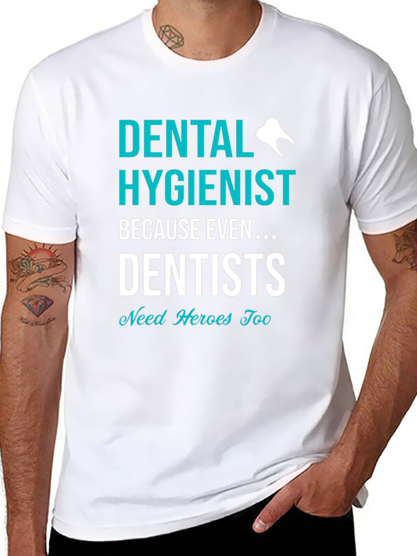 Dental Hygienist Hero T-Shirt - Dentist Appreciation Tee