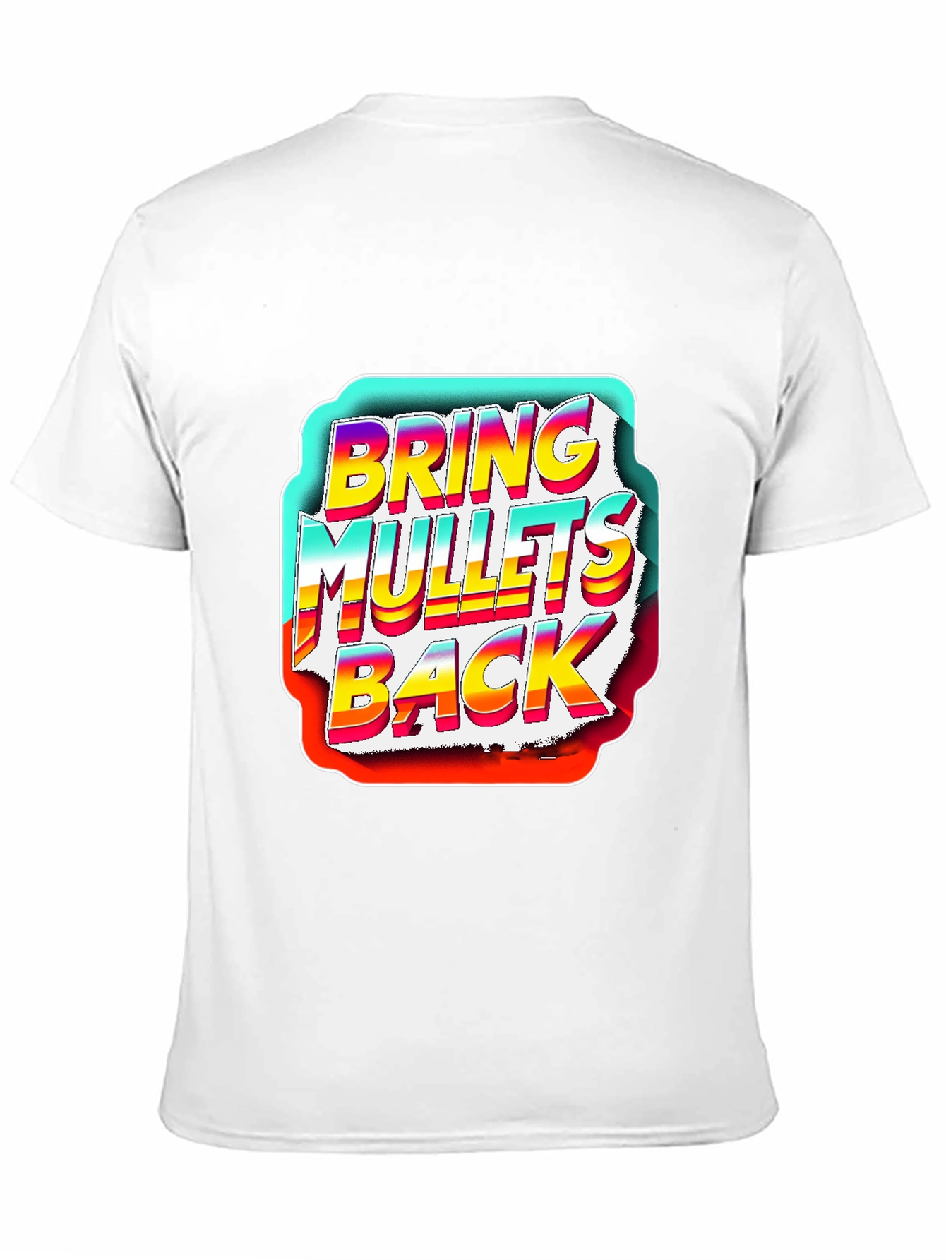 Bring Mullets Back Graphic T-Shirt - Retro Style