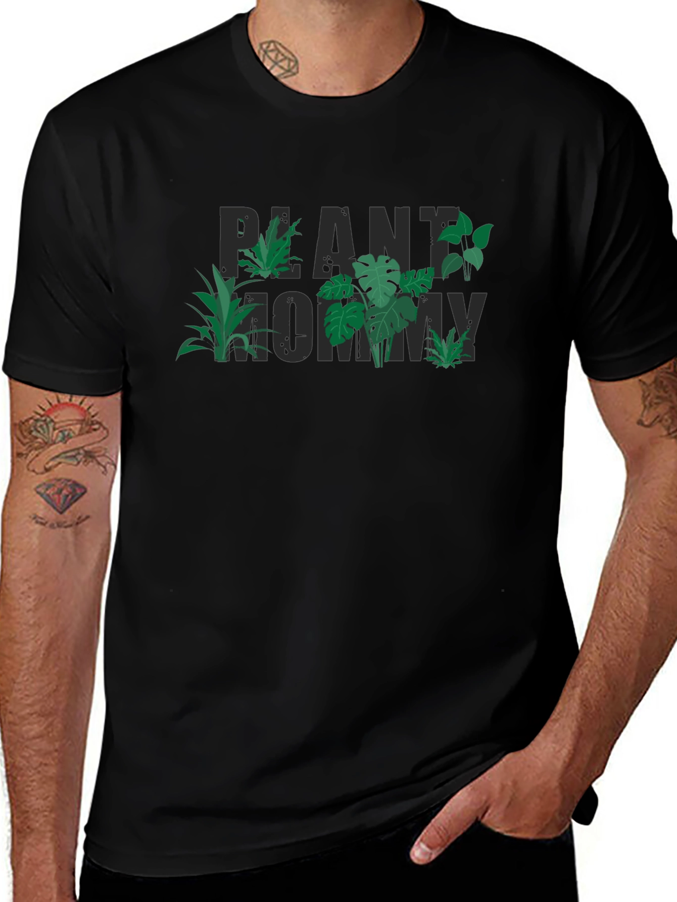 Plant Mommy Black T-Shirt
