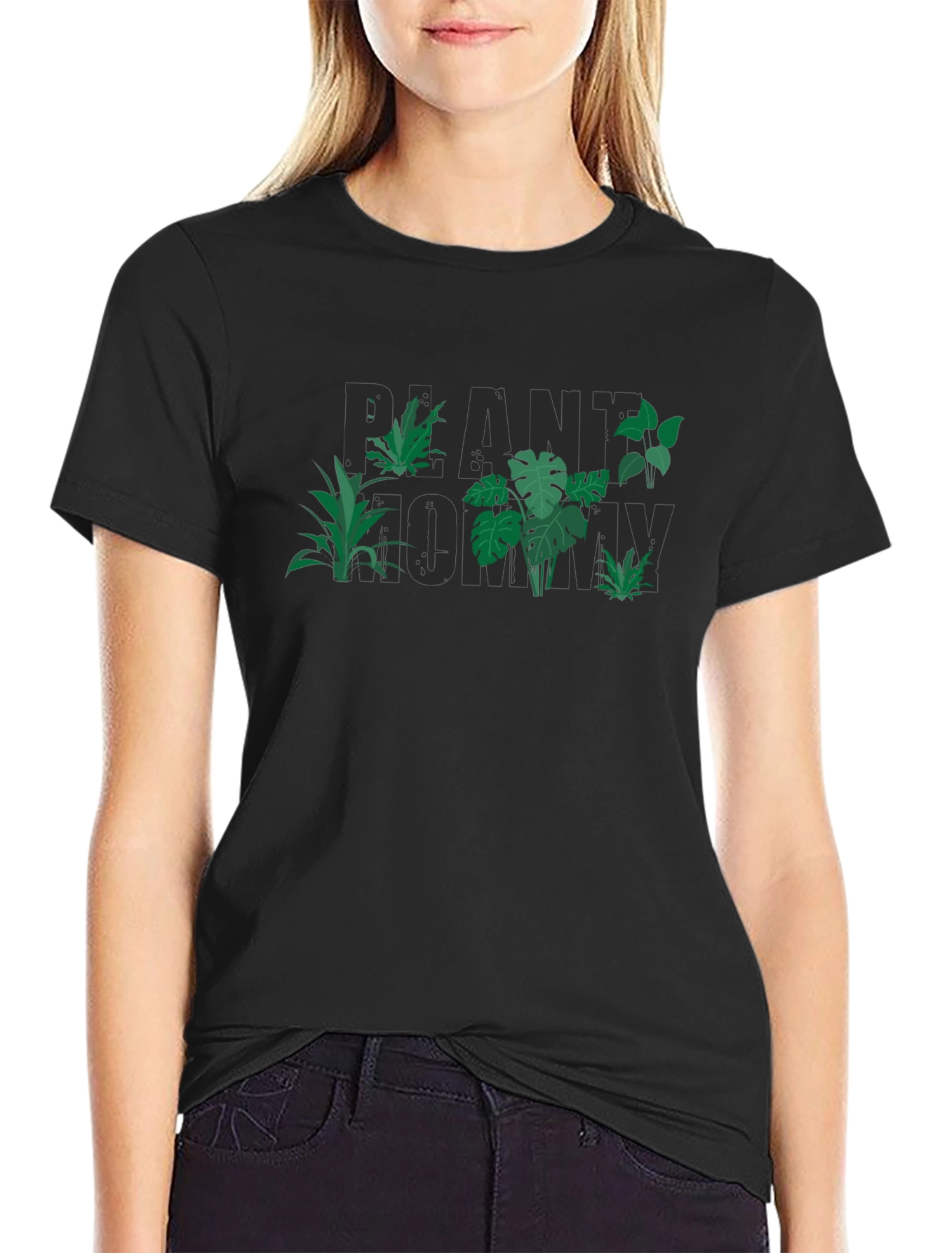 Plant Mommy Black T-Shirt