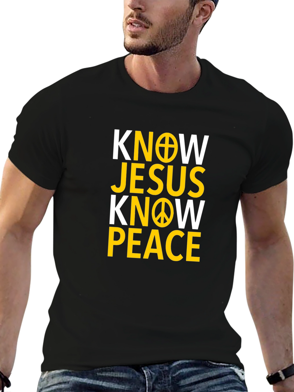 Know Jesus Know Peace Graphic T-Shirt