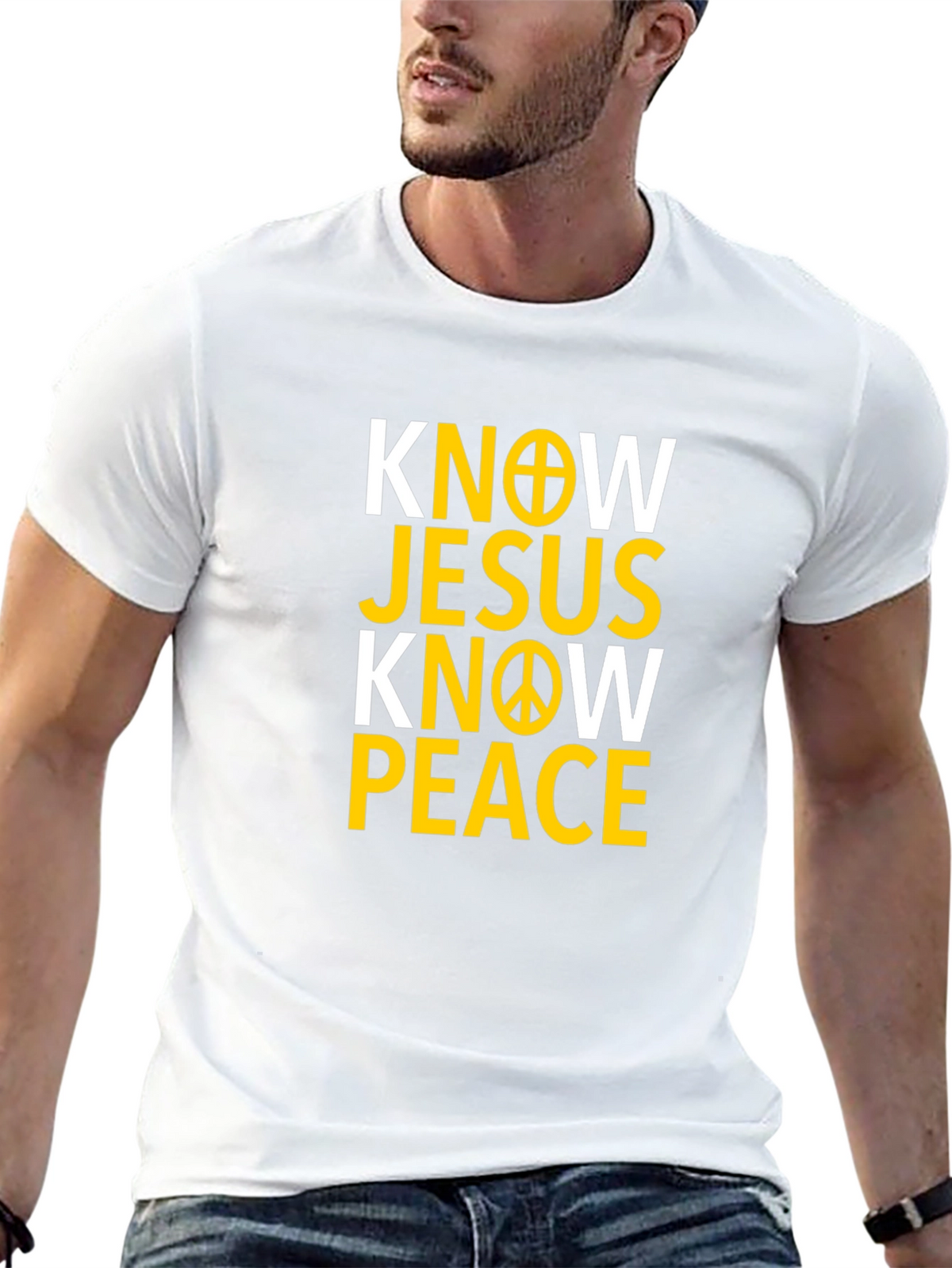 Know Jesus Know Peace Graphic T-Shirt
