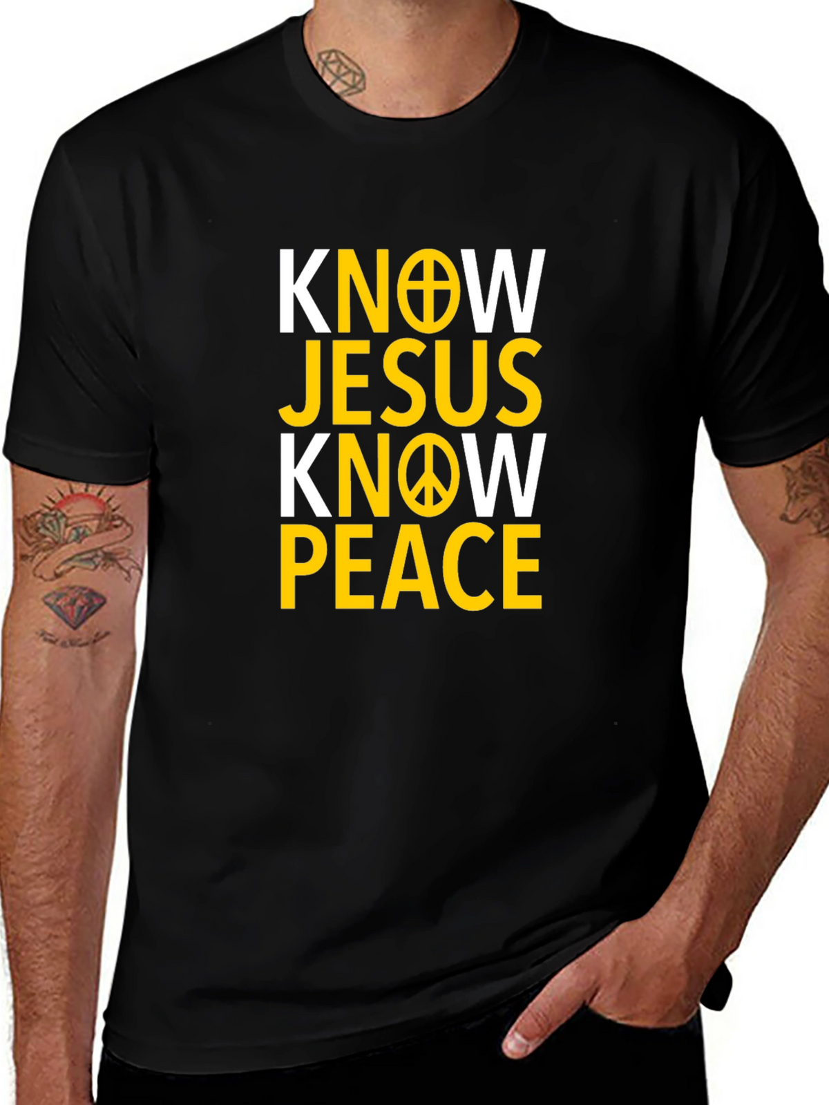 Know Jesus Know Peace Graphic T-Shirt