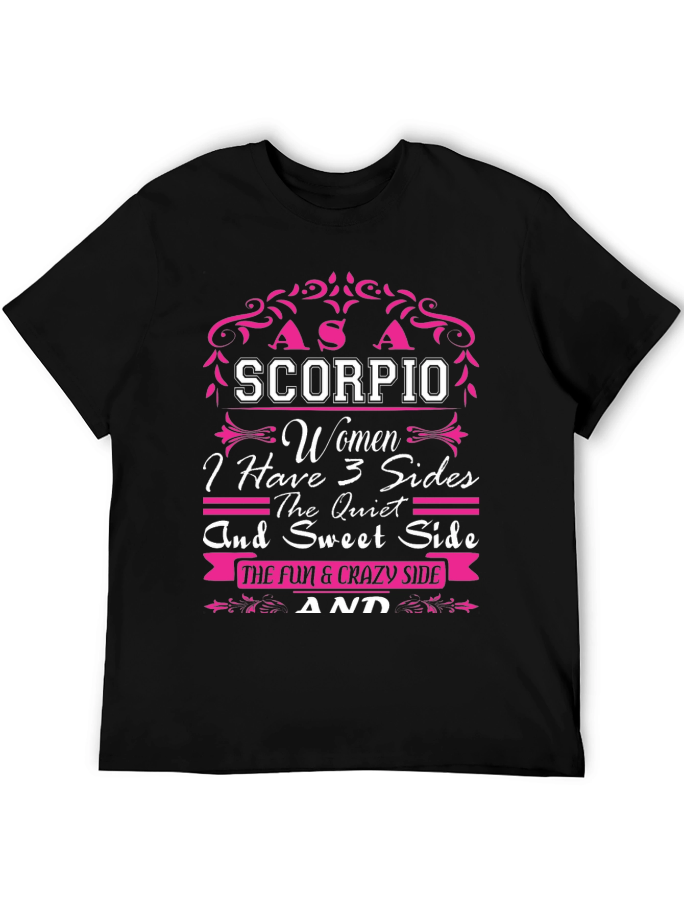 Scorpio Womens T-Shirt - 3 Sides