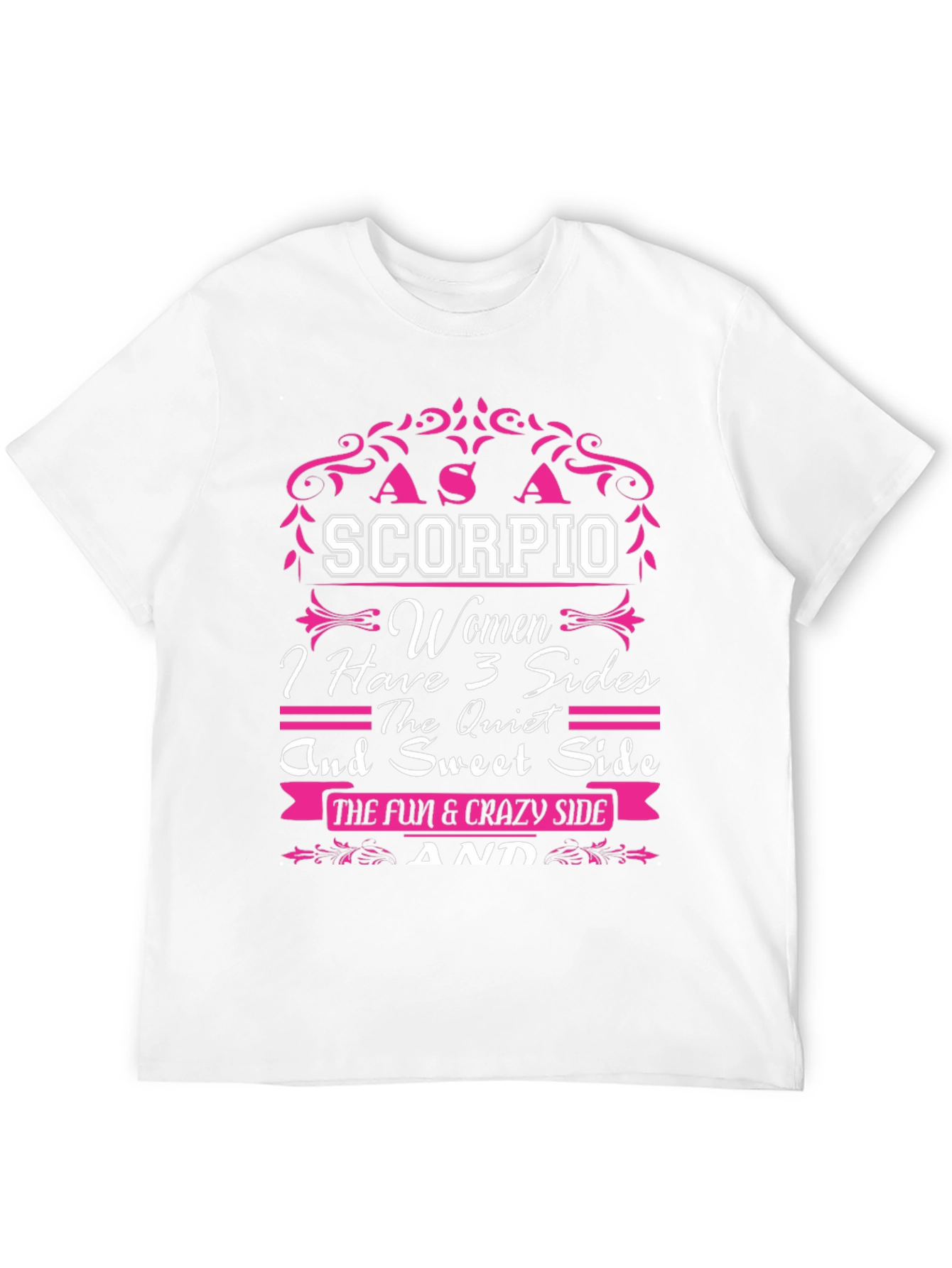 Scorpio Womens T-Shirt - 3 Sides