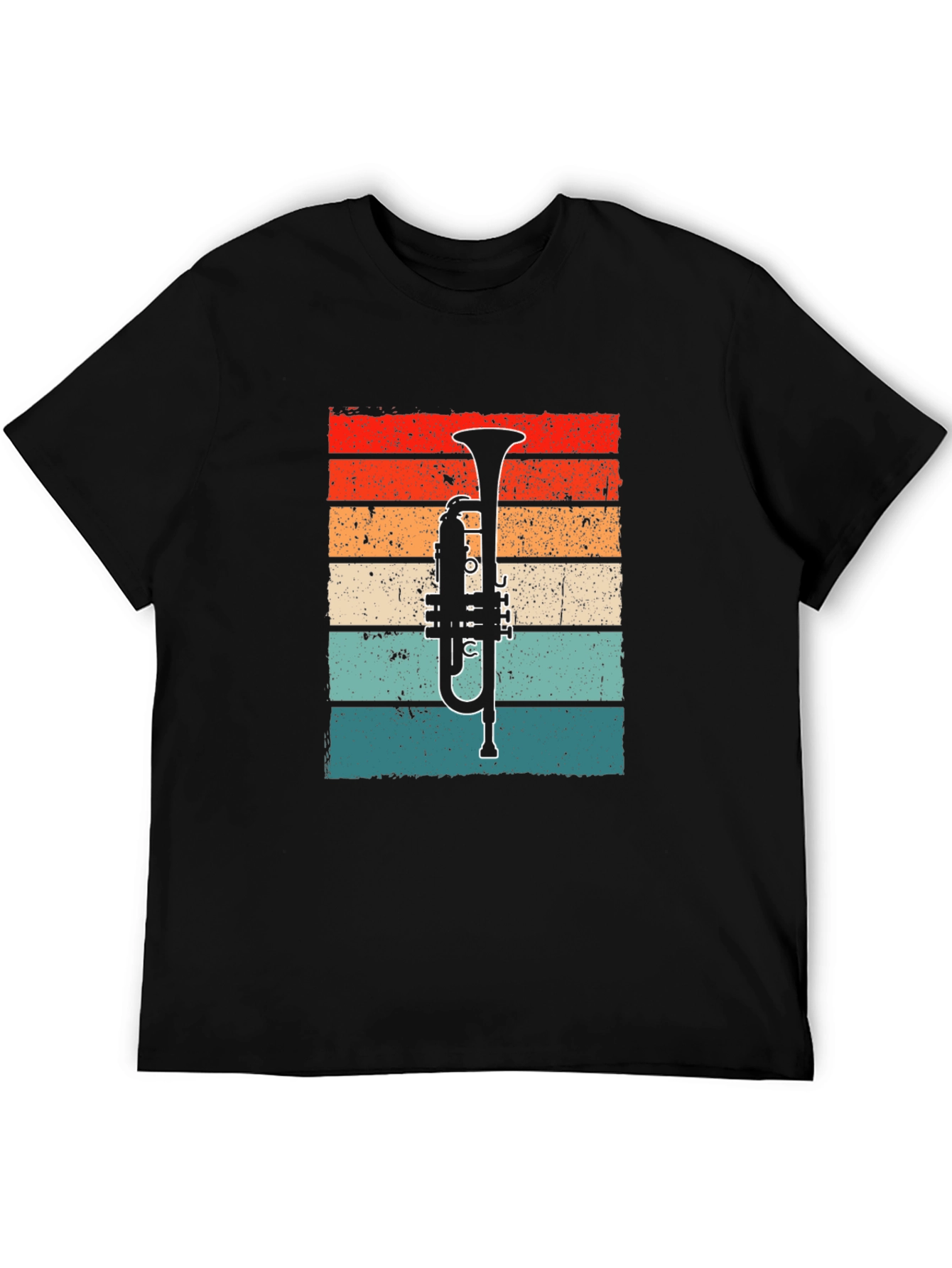 Retro Trumpet Graphic Tee - Music Lover T-Shirt