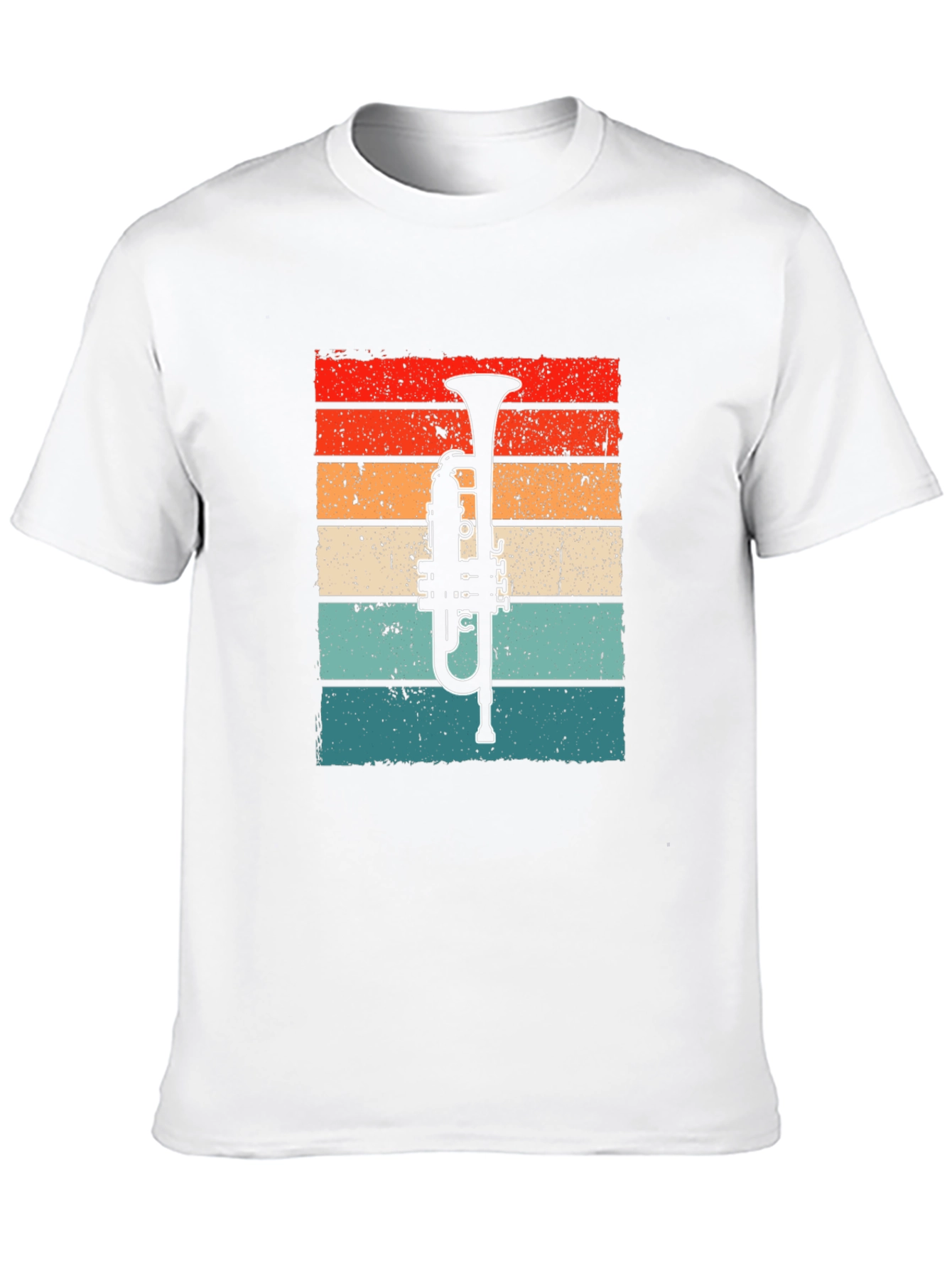 Retro Trumpet Graphic Tee - Music Lover T-Shirt