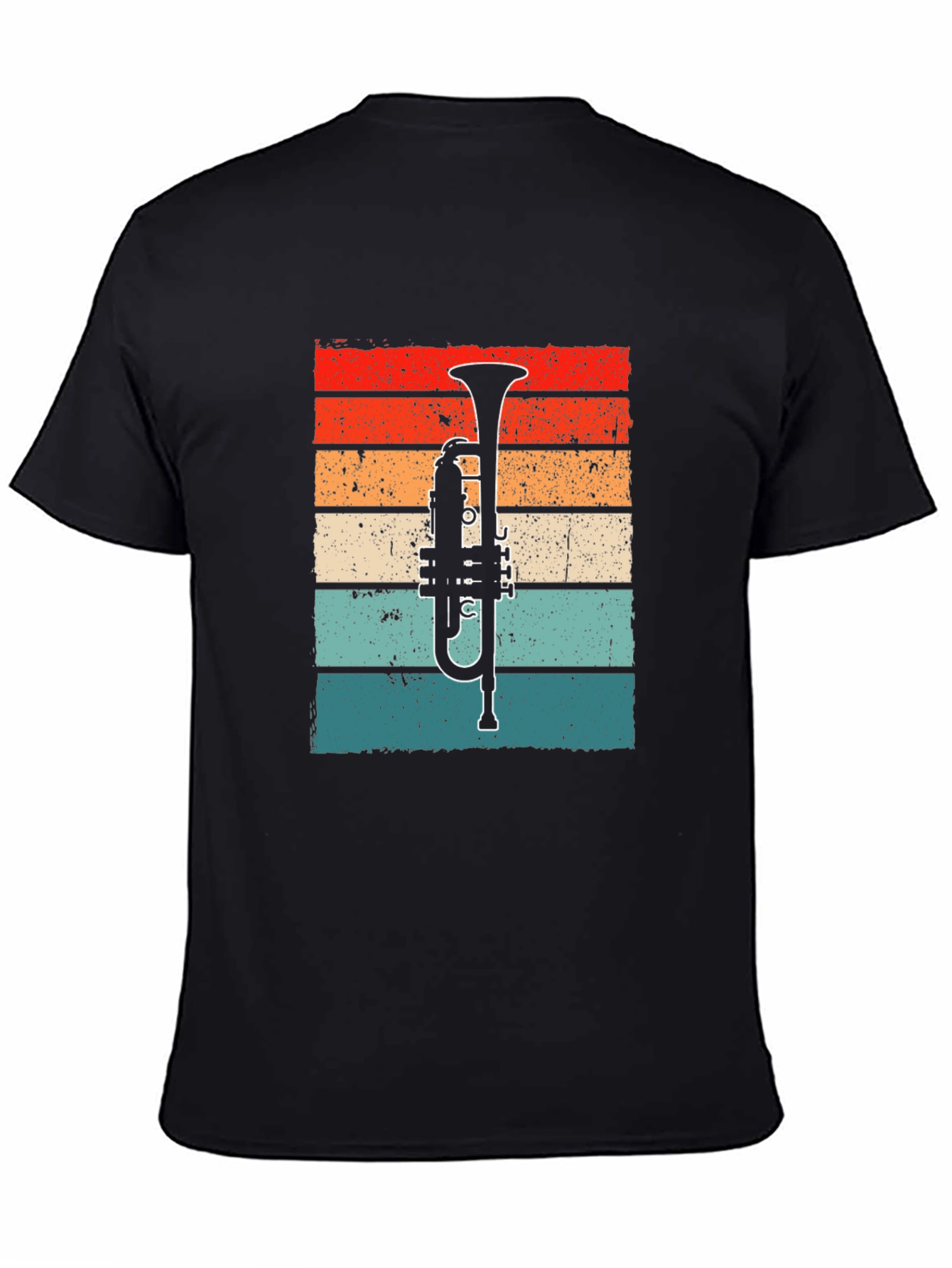 Retro Trumpet Graphic Tee - Music Lover T-Shirt