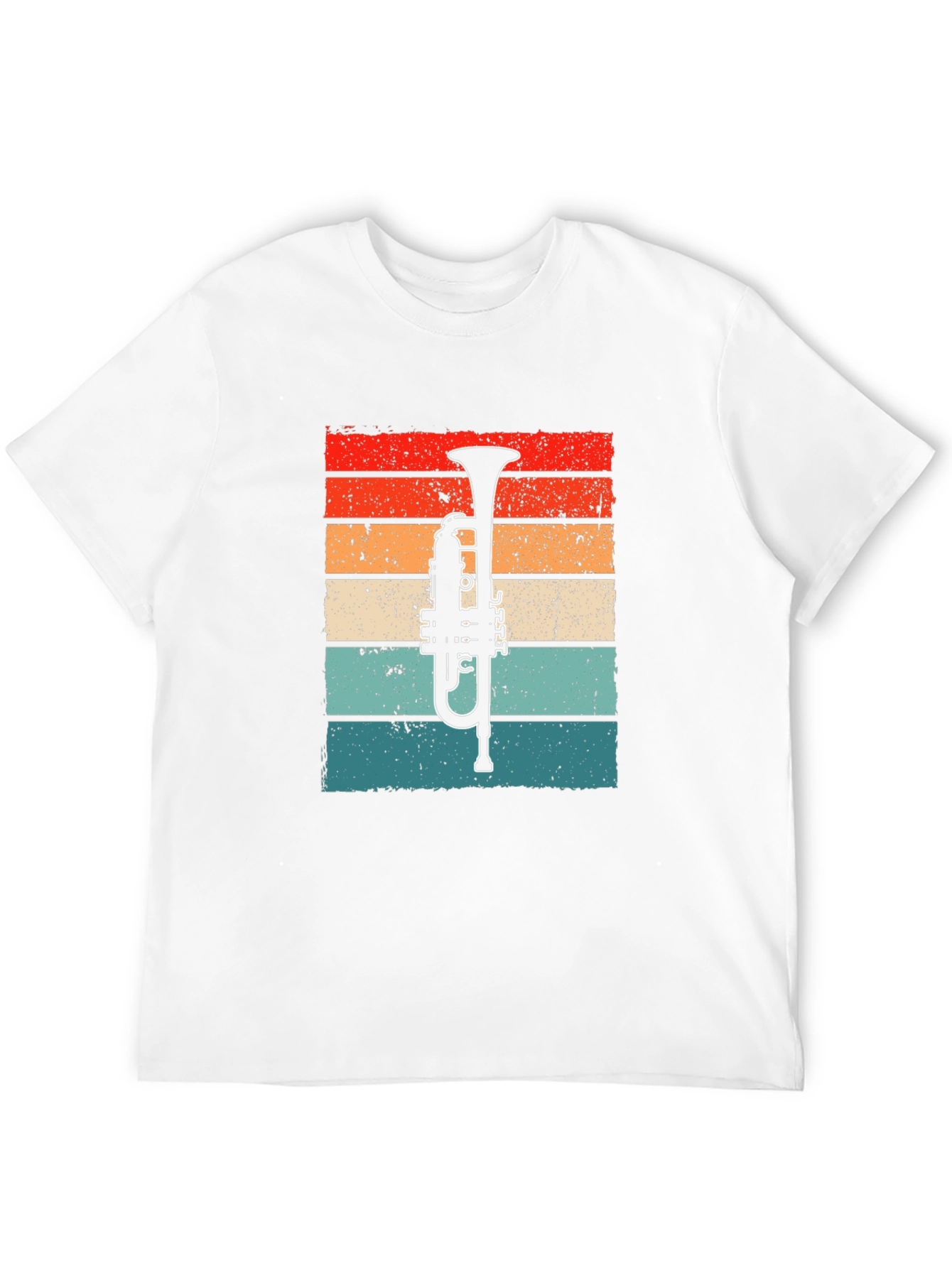 Retro Trumpet Graphic Tee - Music Lover T-Shirt