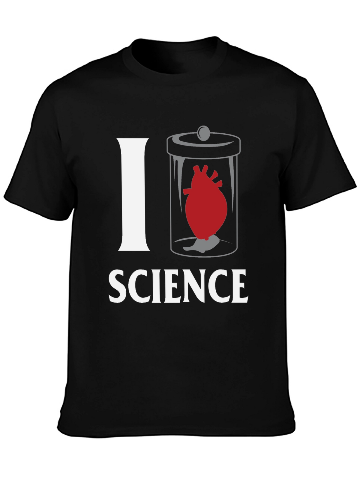 I Heart Science T-Shirt - Novelty Anatomy Tee